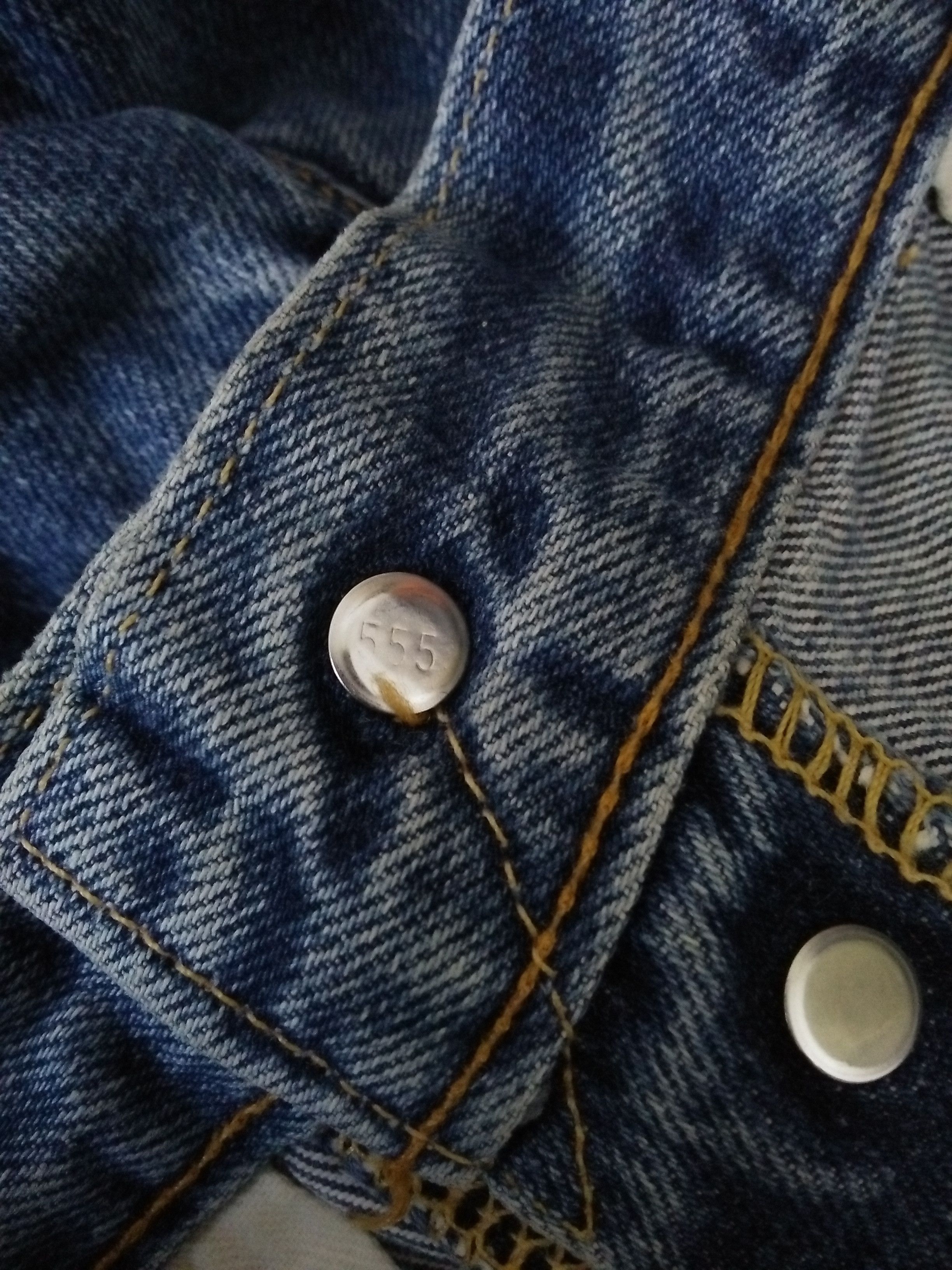 Levi's 90s LEVIS 501XX BIG E DENIM SELVEDGE 555 (B46) Size US 30 / EU 46 - 11 Thumbnail