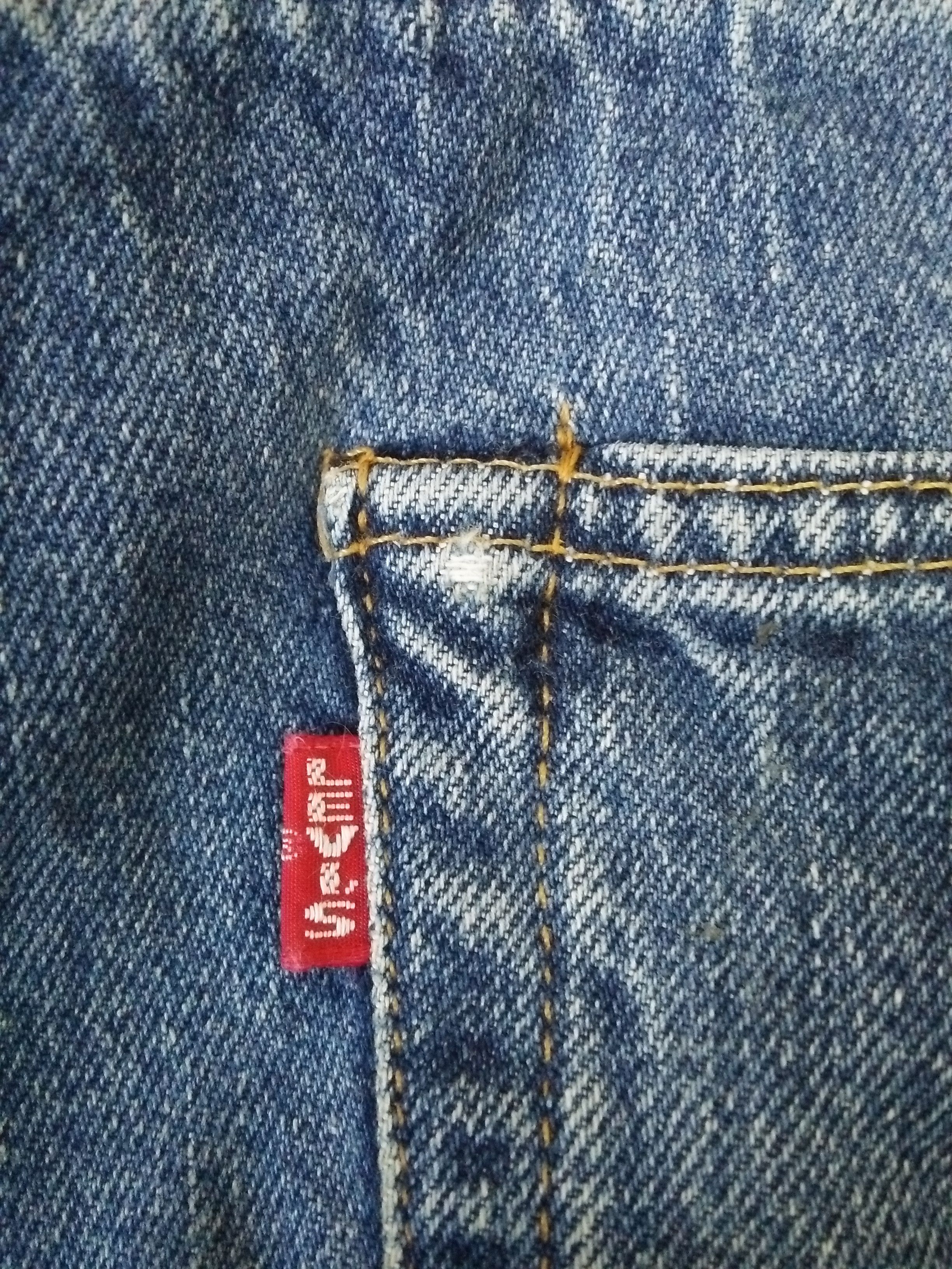 Levi's 90s LEVIS 501XX BIG E DENIM SELVEDGE 555 (B46) Size US 30 / EU 46 - 8 Thumbnail