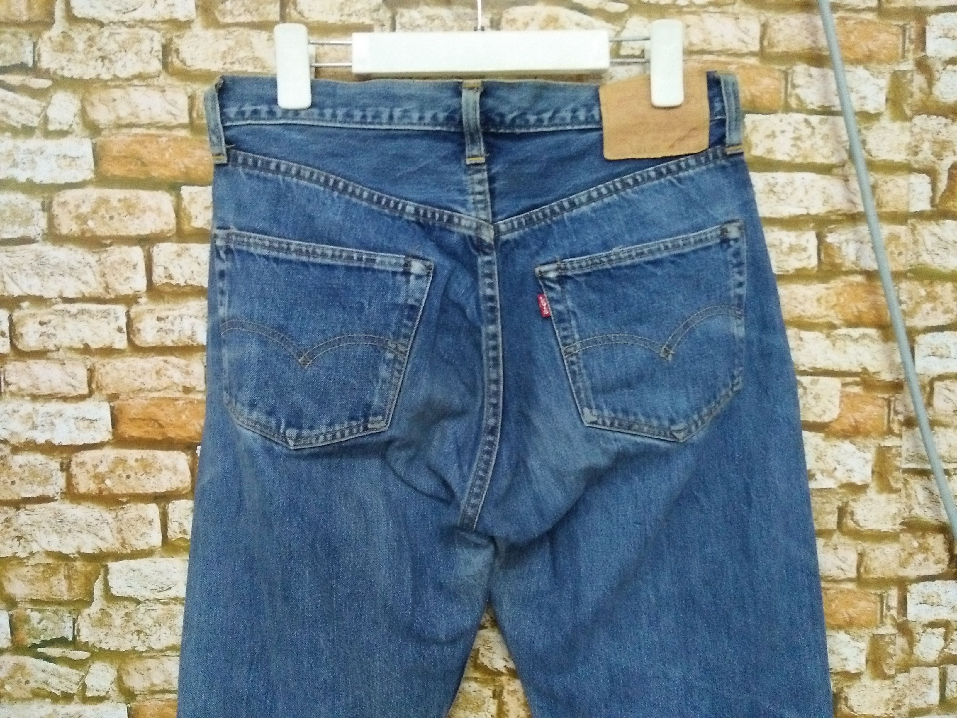 Levi's 90s LEVIS 501XX BIG E DENIM SELVEDGE 555 (B46) Size US 30 / EU 46 - 4 Thumbnail