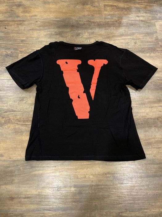 Vlone red hot sale staple tee