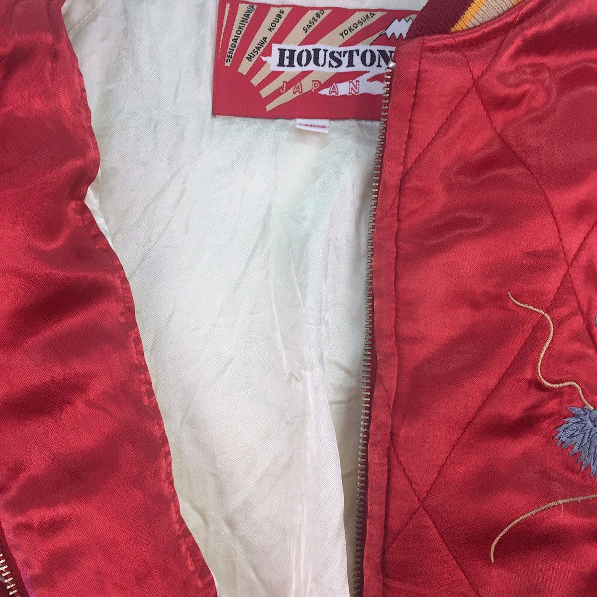 Japanese Brand Vintage Houston Sukajan Jacket Size US L / EU 52-54 / 3 - 12 Thumbnail