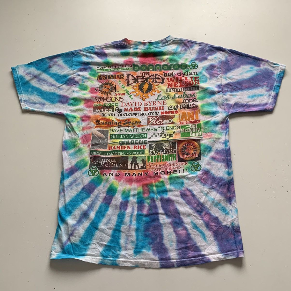 Band Tees × Vintage Vintage 2004 Bonnaro music festival t shirt Size US XL / EU 56 / 4 - 1 Thumbnail