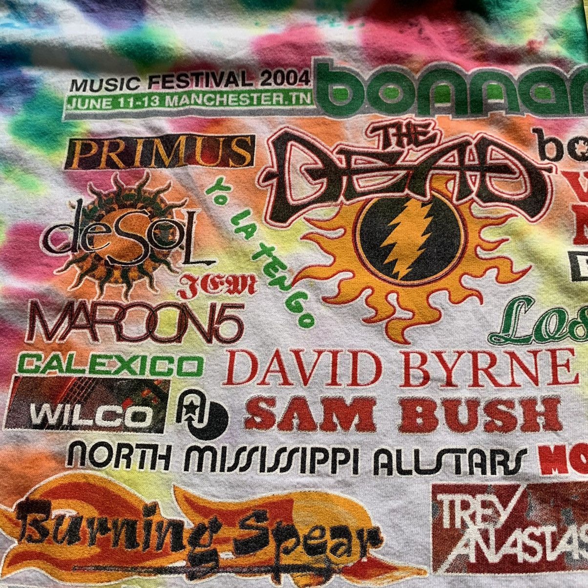 Band Tees × Vintage Vintage 2004 Bonnaro music festival t shirt Size US XL / EU 56 / 4 - 3 Thumbnail