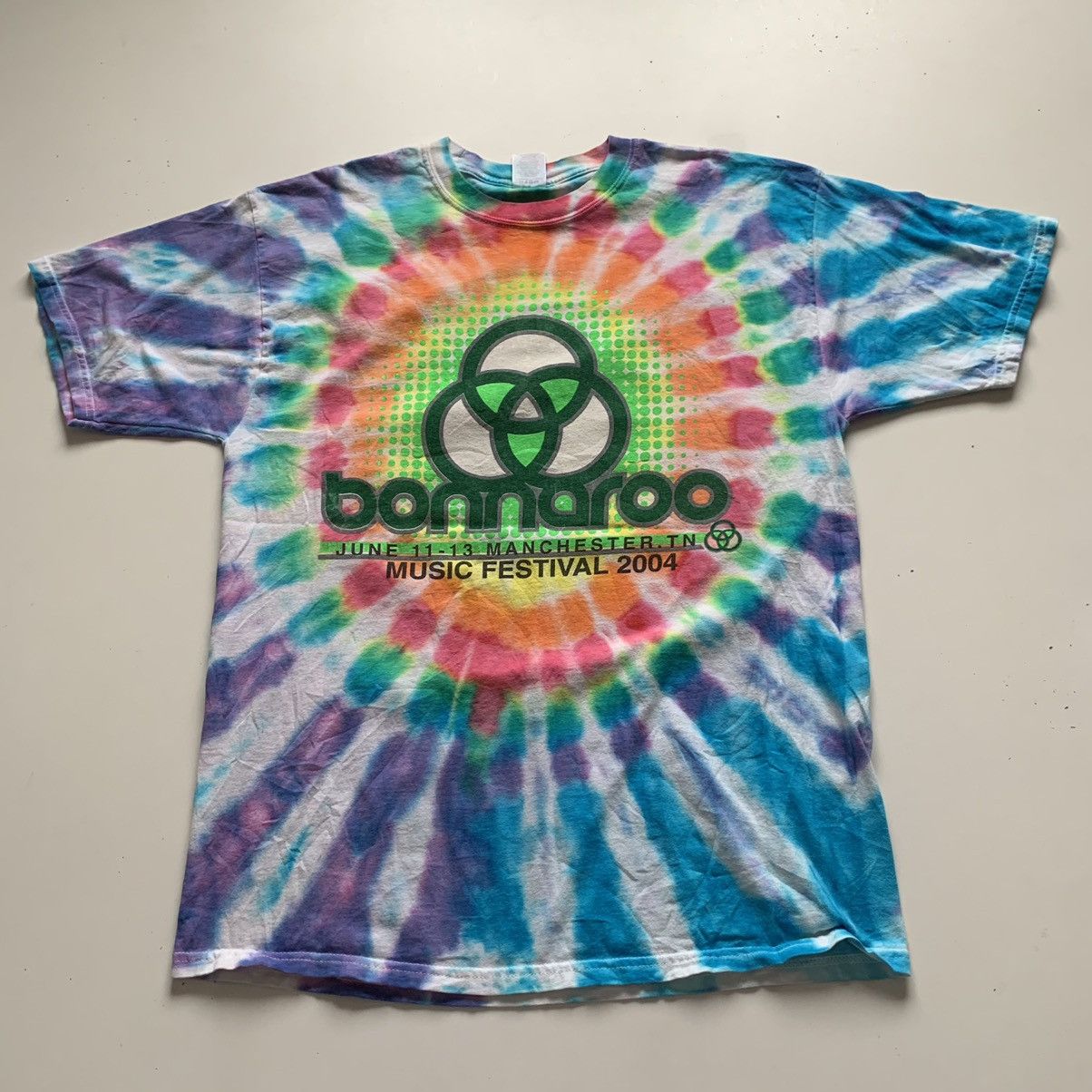Band Tees × Vintage Vintage 2004 Bonnaro music festival t shirt Size US XL / EU 56 / 4 - 4 Thumbnail
