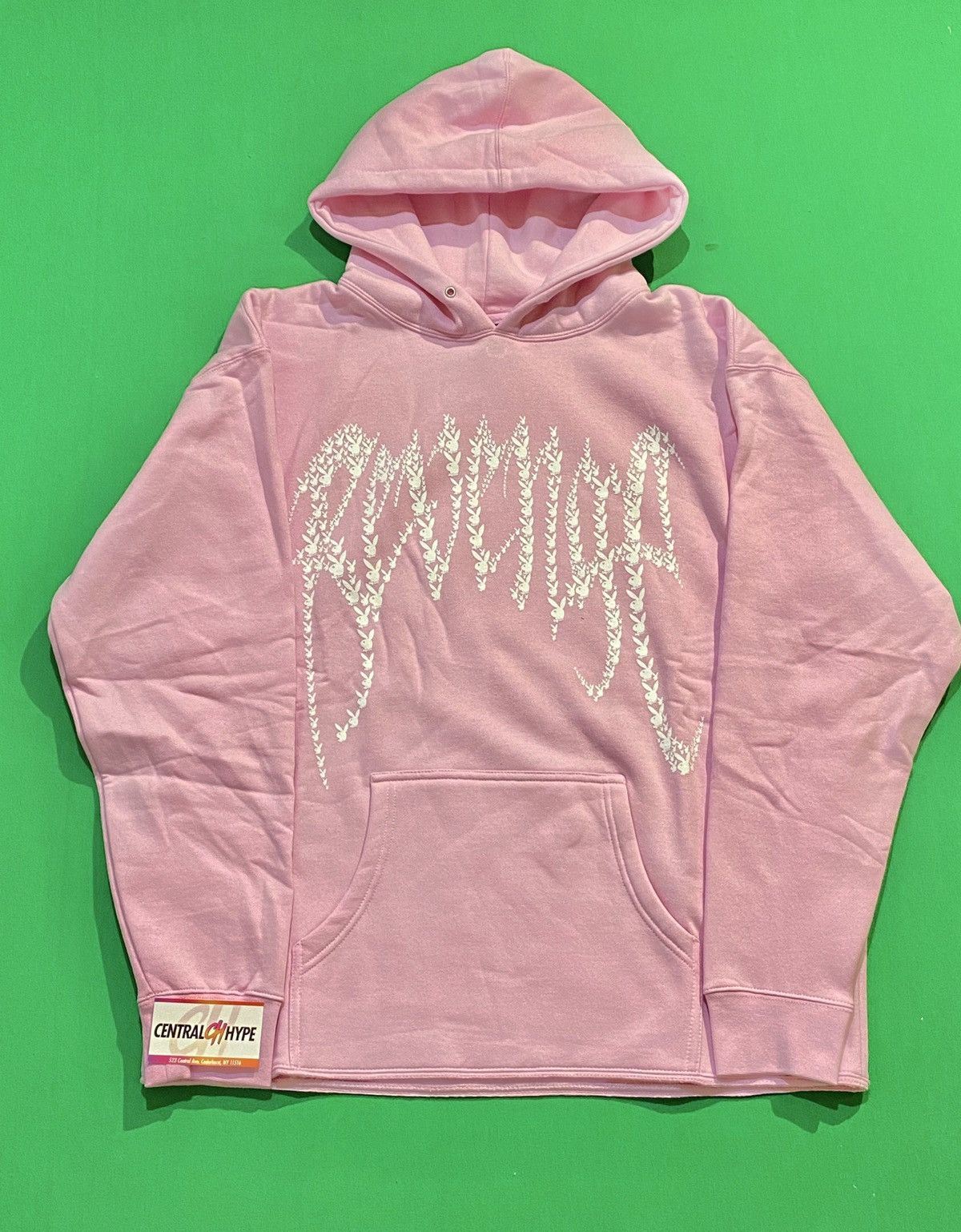 Online revenge x playboy pink hoodie