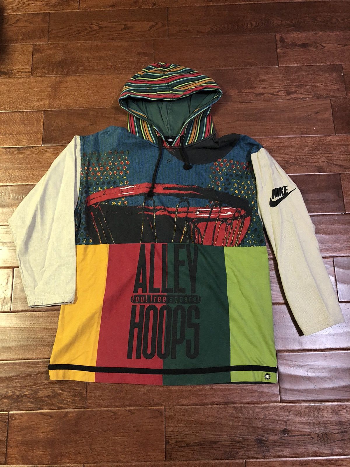 Nike × Vintage Vintage Nike Alley Hoops Hoodie | Grailed