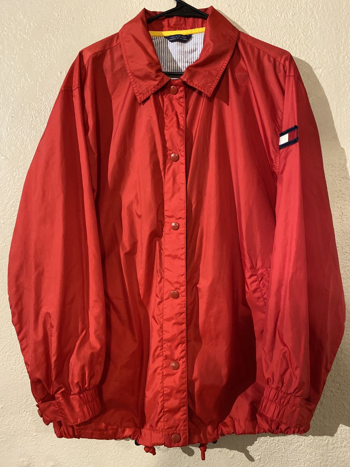 Tommy Hilfiger × Vintage Vintage 90s Tommy Hilfiger windbreaker Size US XXL / EU 58 / 5 - 1 Thumbnail