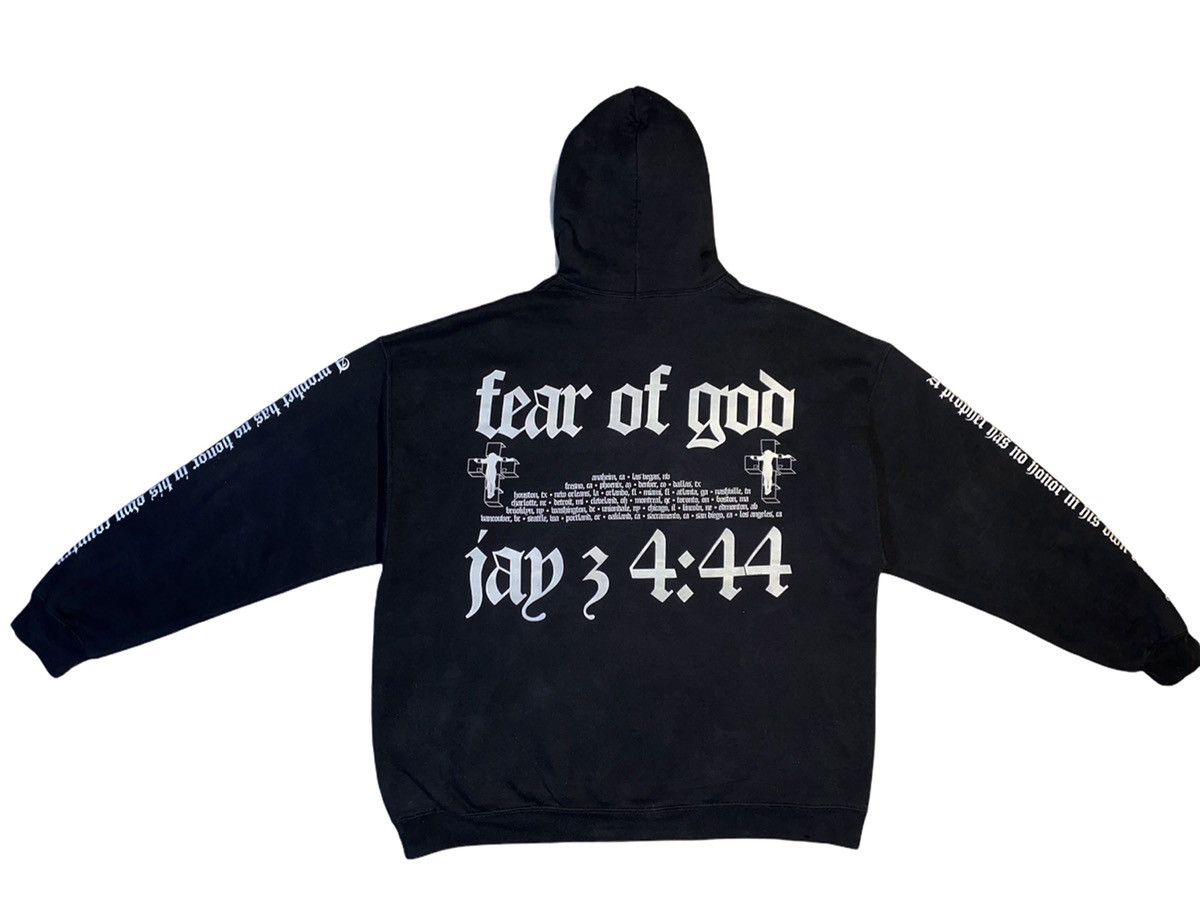 Fear of God Fear of God Jay Z 4:44 Hoodie | Grailed