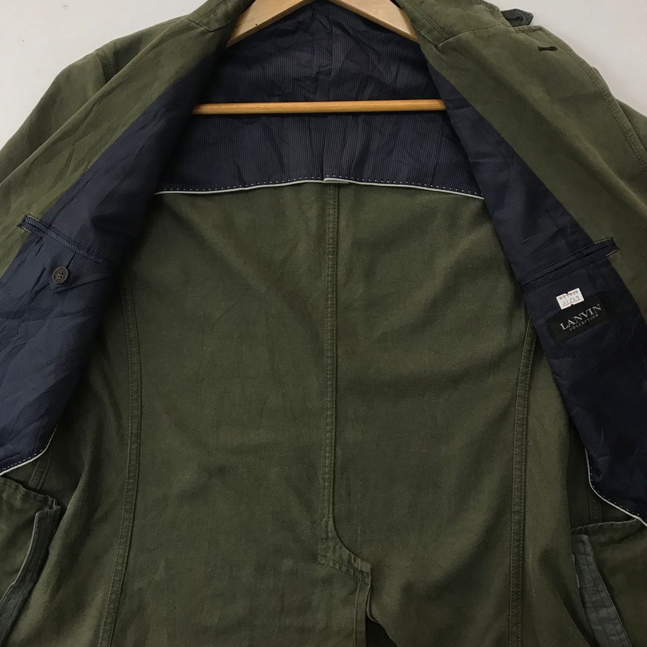 Lanvin 🔥 Vintage Lanvin Layered Blazer Army Green Colour Design Size US L / EU 52-54 / 3 - 9 Thumbnail