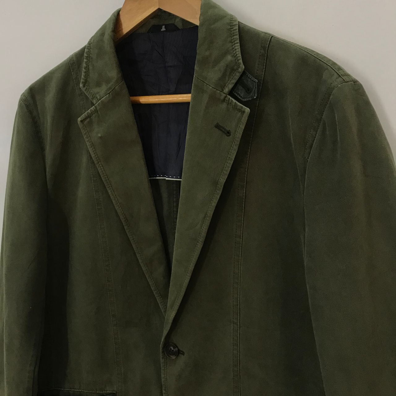 Lanvin 🔥 Vintage Lanvin Layered Blazer Army Green Colour Design Size US L / EU 52-54 / 3 - 3 Thumbnail