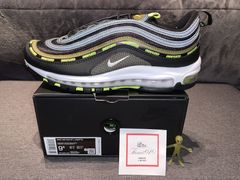 Nike Air Max 97 Undefeated Black Men's, 2017 Size 9.5 US In VGC