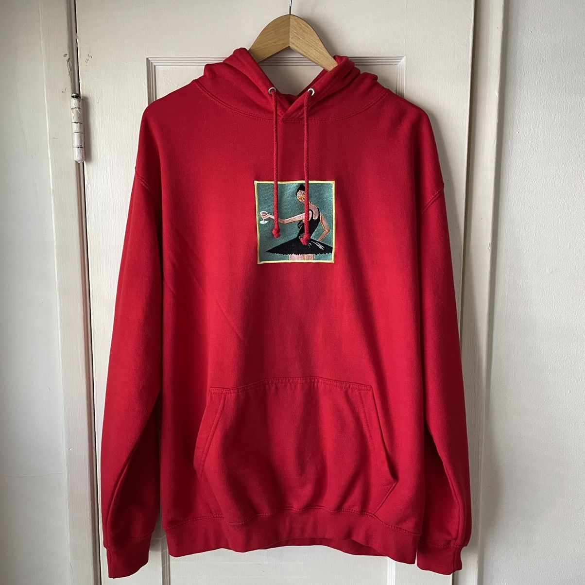 Custom Kanye West Kanye West MBDTF Embroidered Hoodie Grailed