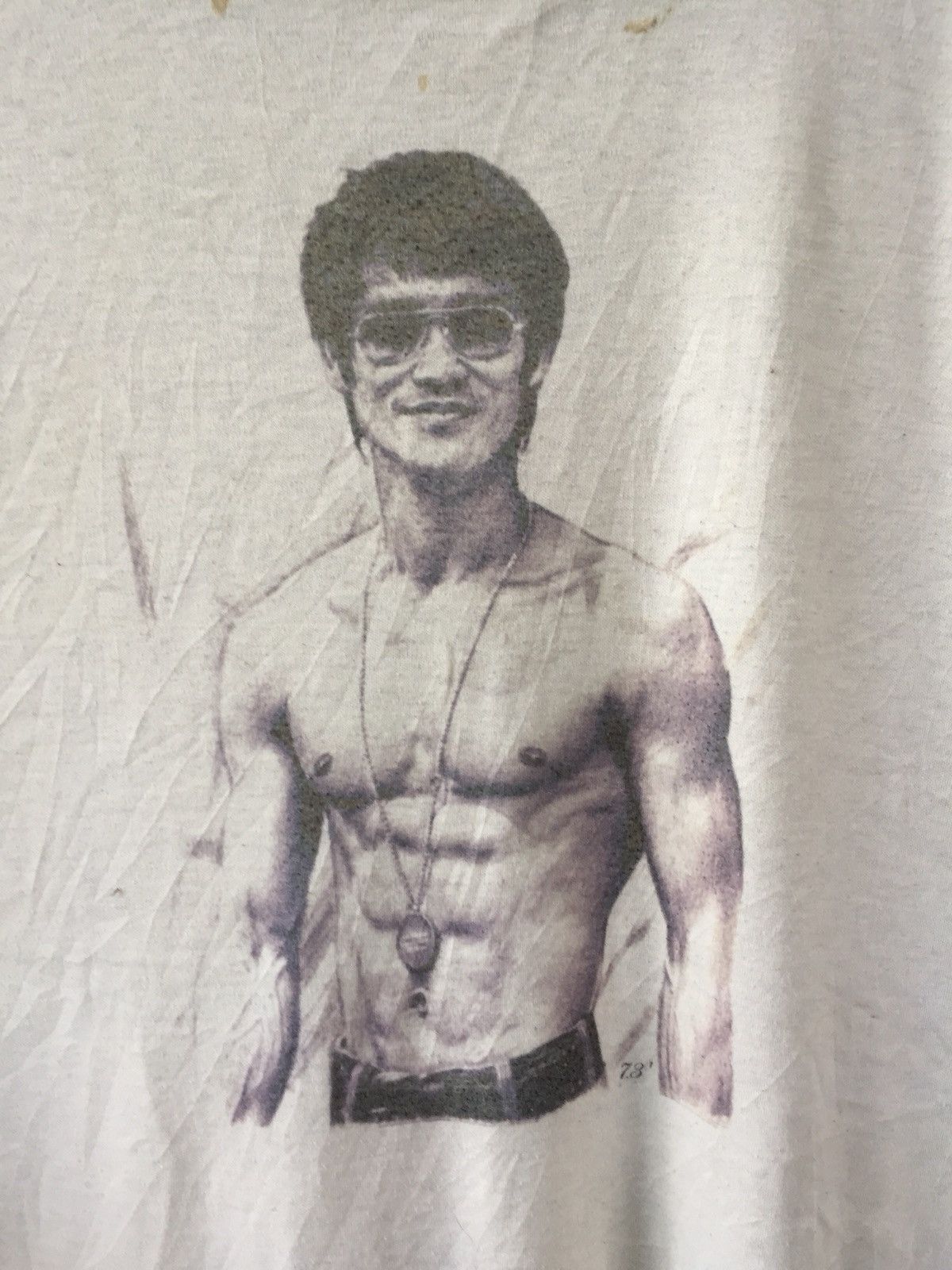 Vintage Rare!!! Vintage 70s Bruce Lee Tee Size US M / EU 48-50 / 2 - 4 Thumbnail