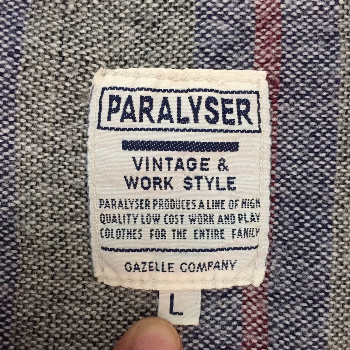Japanese Brand Paralyser Vintage & Work Style Jacket Gazelle Company Size US L / EU 52-54 / 3 - 15 Thumbnail