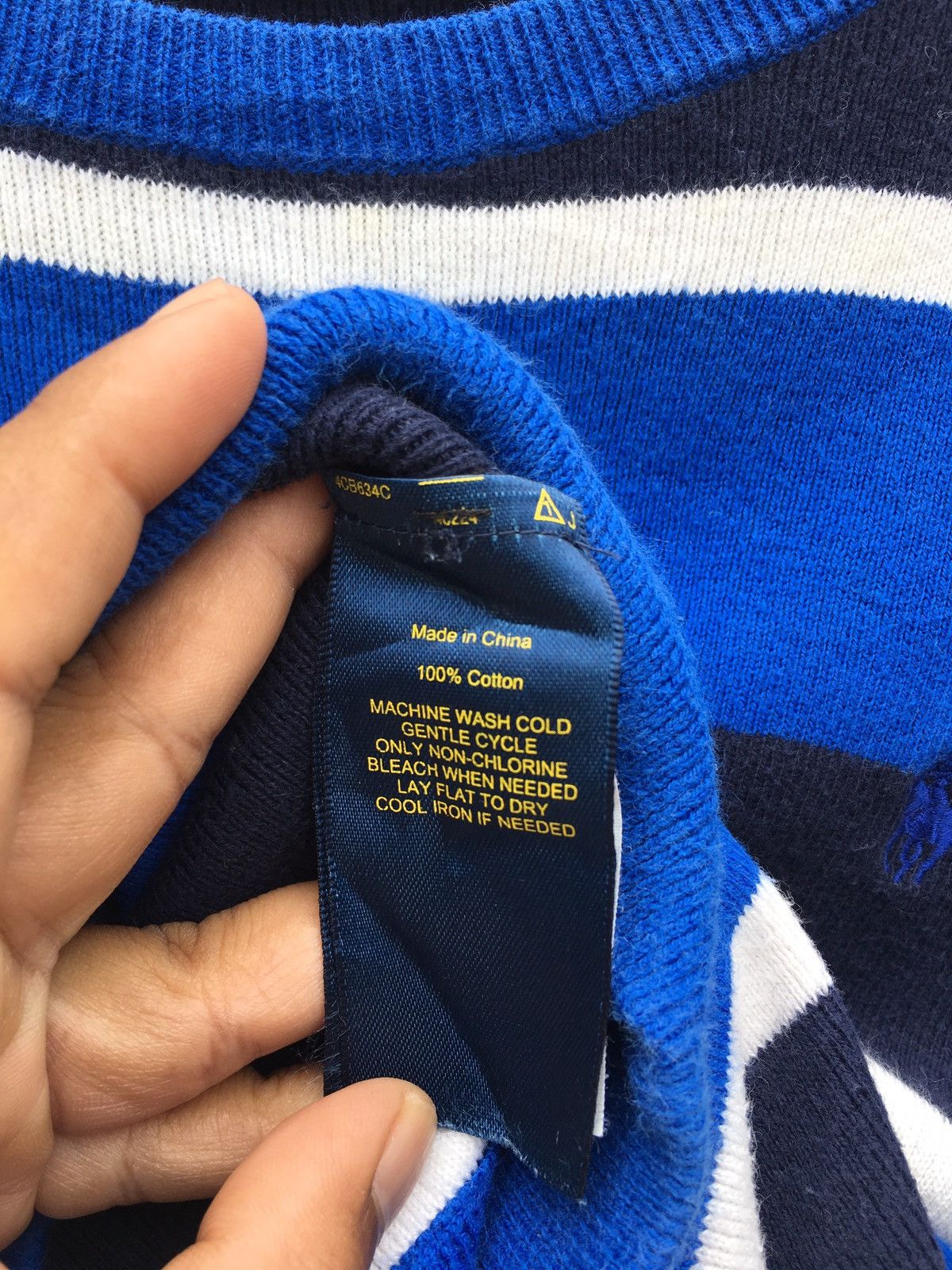 Polo Ralph Lauren Vintage Rare Polo Ralph Lauren Stripes Sweatshirt Size US M / EU 48-50 / 2 - 8 Thumbnail