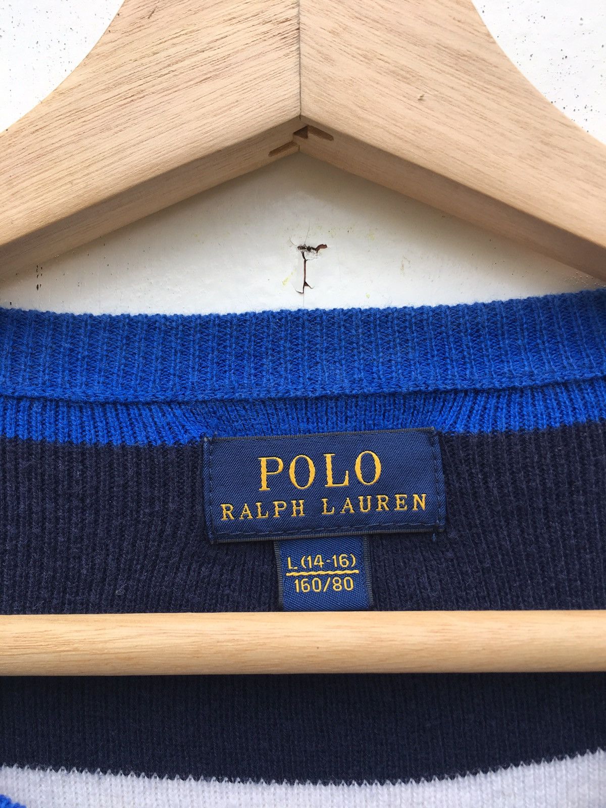 Polo Ralph Lauren Vintage Rare Polo Ralph Lauren Stripes Sweatshirt Size US M / EU 48-50 / 2 - 6 Thumbnail