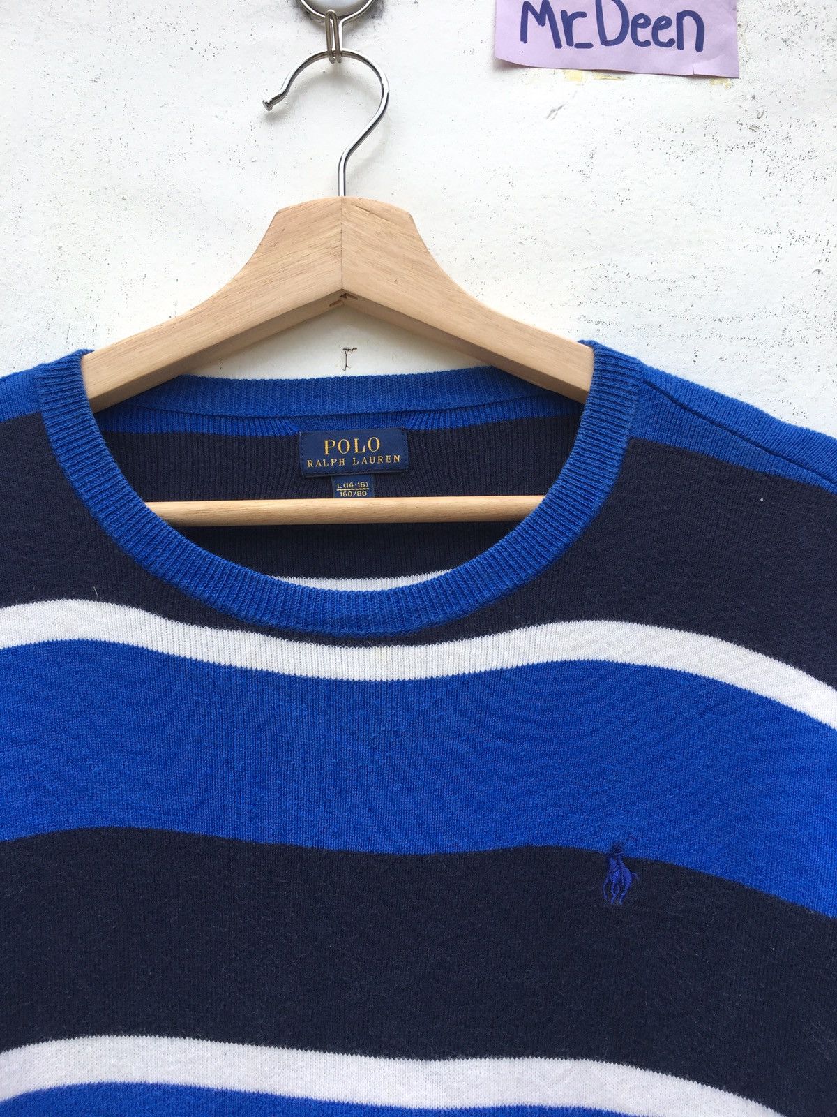 Polo Ralph Lauren Vintage Rare Polo Ralph Lauren Stripes Sweatshirt Size US M / EU 48-50 / 2 - 5 Thumbnail