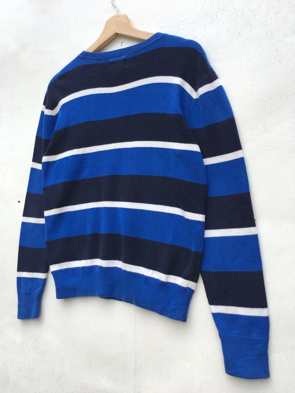 Polo Ralph Lauren Vintage Rare Polo Ralph Lauren Stripes Sweatshirt Size US M / EU 48-50 / 2 - 14 Thumbnail