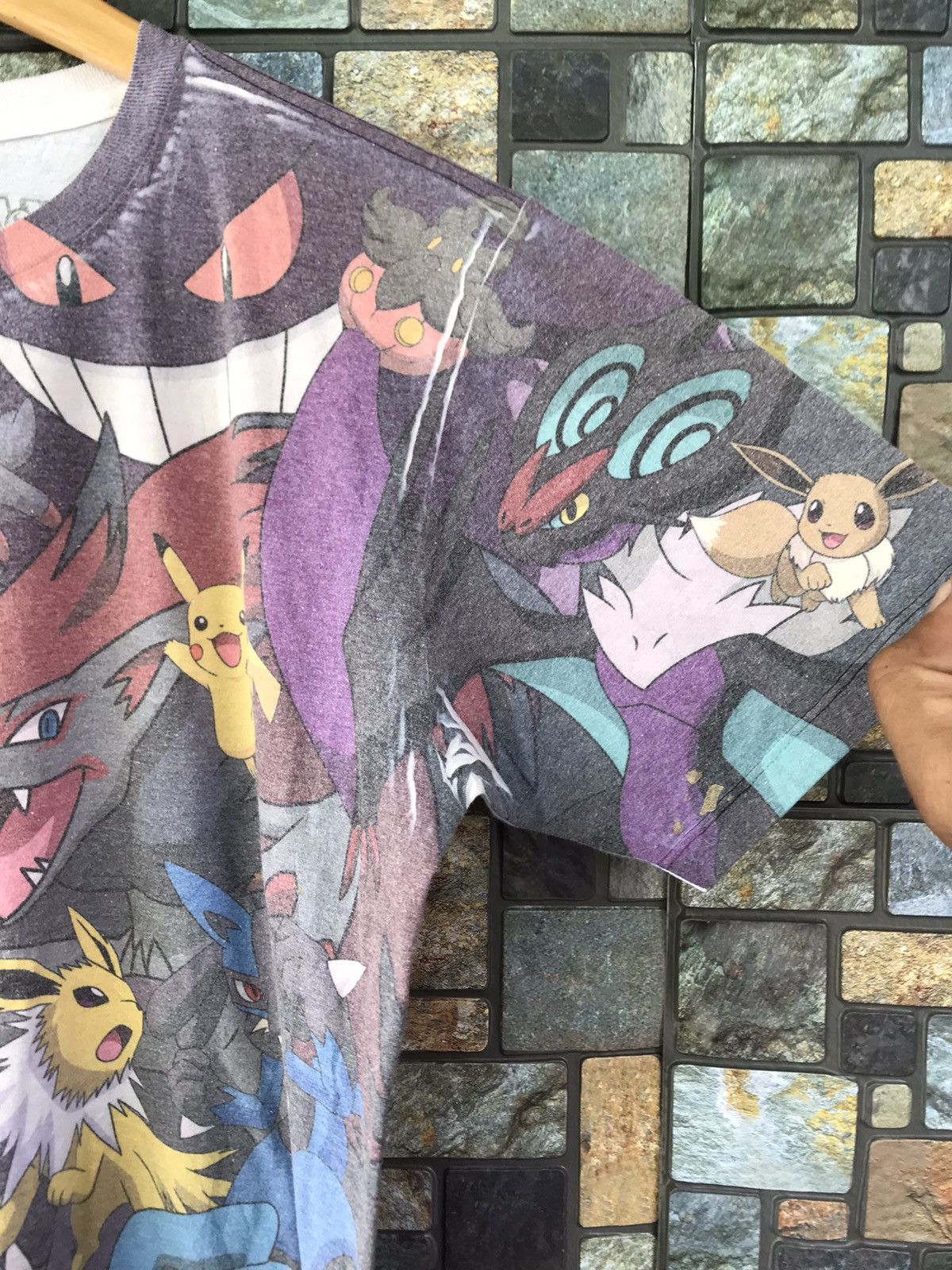 Fragment Design × Japanese Brand × Pokemon Rare Design!!! Pokemon Alloverprint Tee Size US M / EU 48-50 / 2 - 6 Thumbnail
