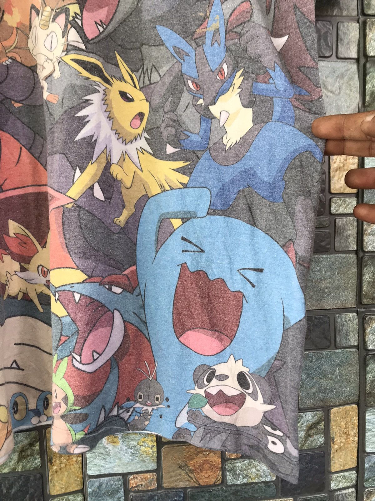 Fragment Design × Japanese Brand × Pokemon Rare Design!!! Pokemon Alloverprint Tee Size US M / EU 48-50 / 2 - 8 Thumbnail