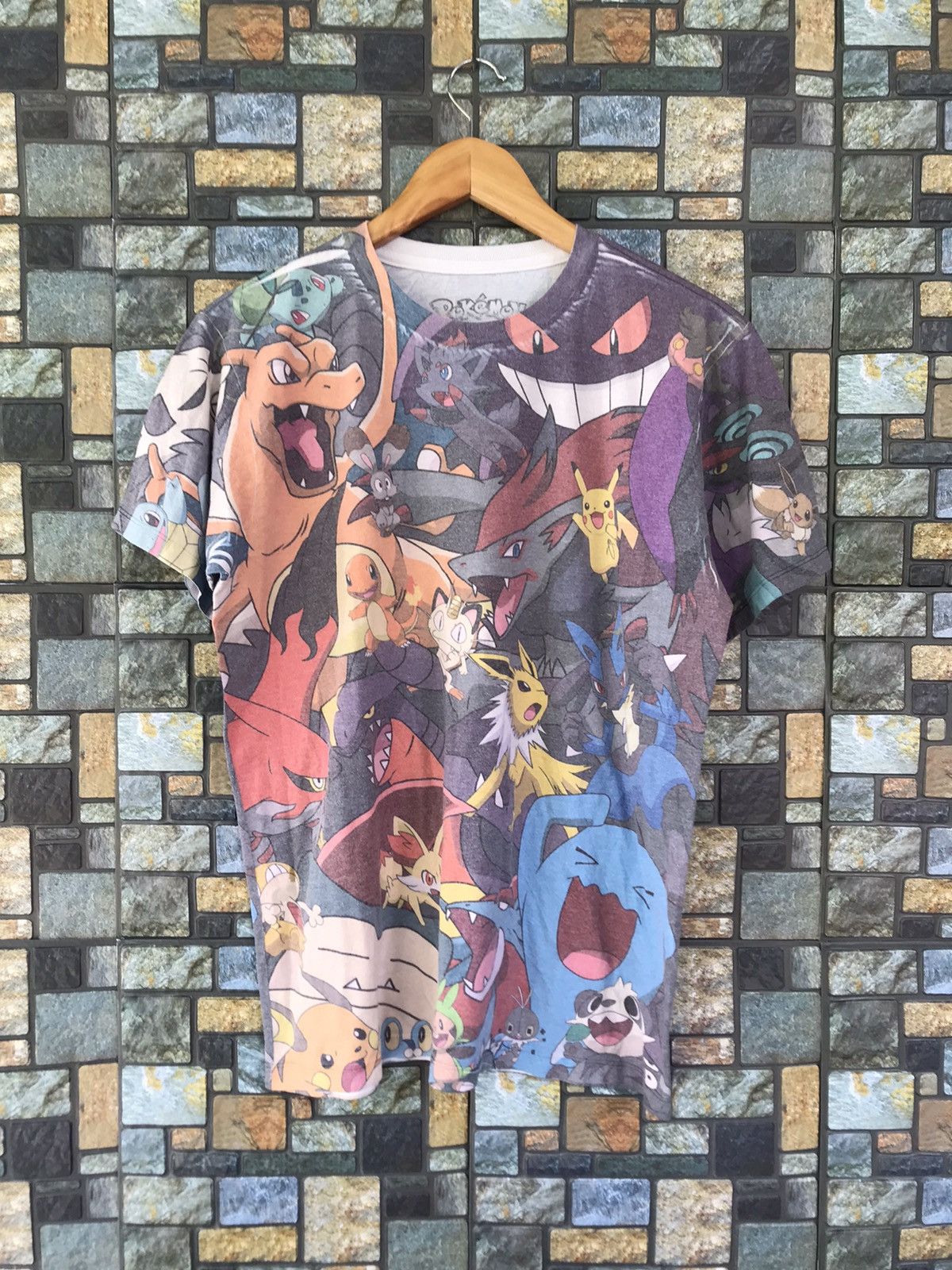 Fragment Design × Japanese Brand × Pokemon Rare Design!!! Pokemon Alloverprint Tee Size US M / EU 48-50 / 2 - 1 Thumbnail