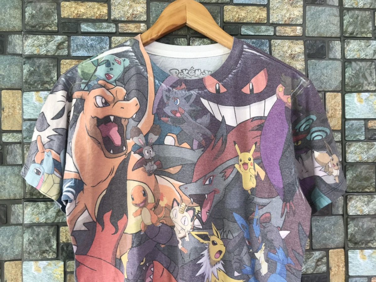 Fragment Design × Japanese Brand × Pokemon Rare Design!!! Pokemon Alloverprint Tee Size US M / EU 48-50 / 2 - 3 Thumbnail