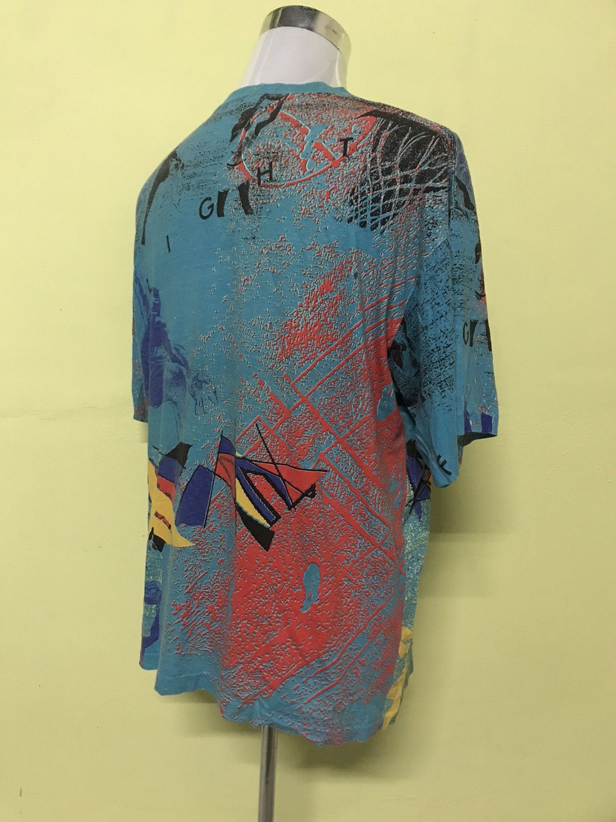 Nike × Vintage Vintage Nike Air Jordan Flight Alloverprint Tee Size US XL / EU 56 / 4 - 6 Thumbnail