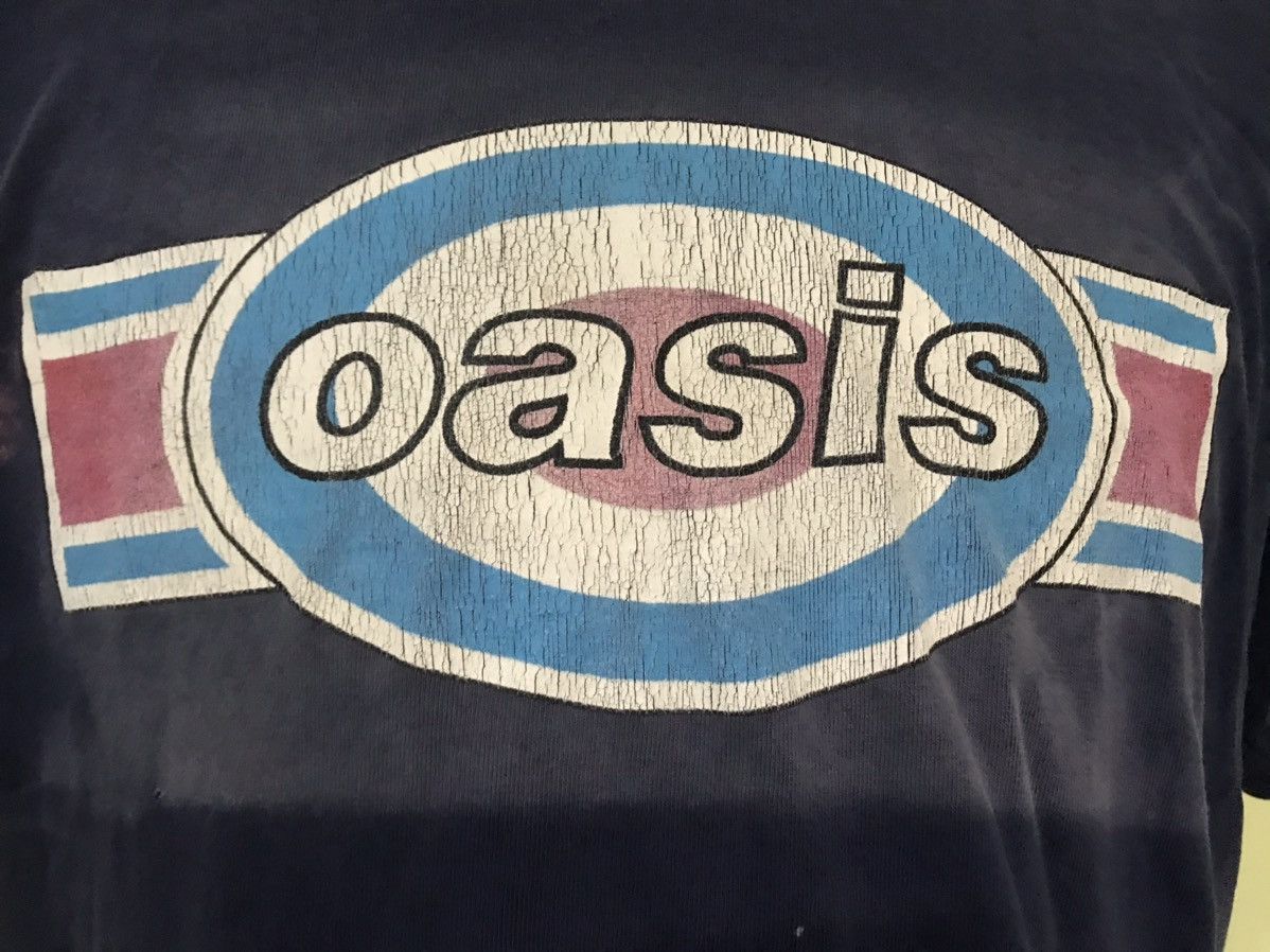 Band Tees × Vintage Vintage 90s Oasis Tee Size US XL / EU 56 / 4 - 6 Thumbnail