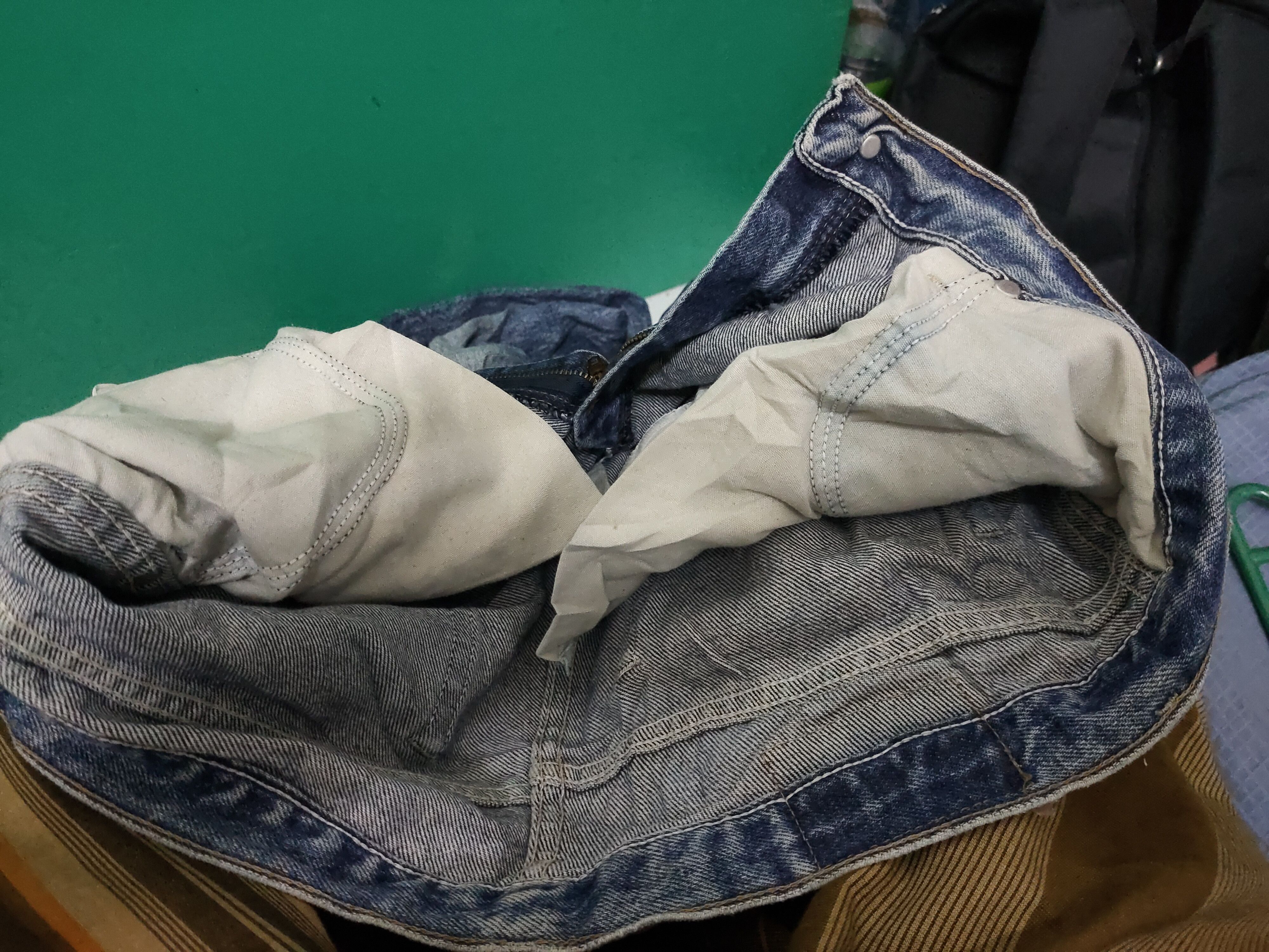 Wrangler distressed denim x wrangler jean Size US 32 / EU 48 - 5 Thumbnail