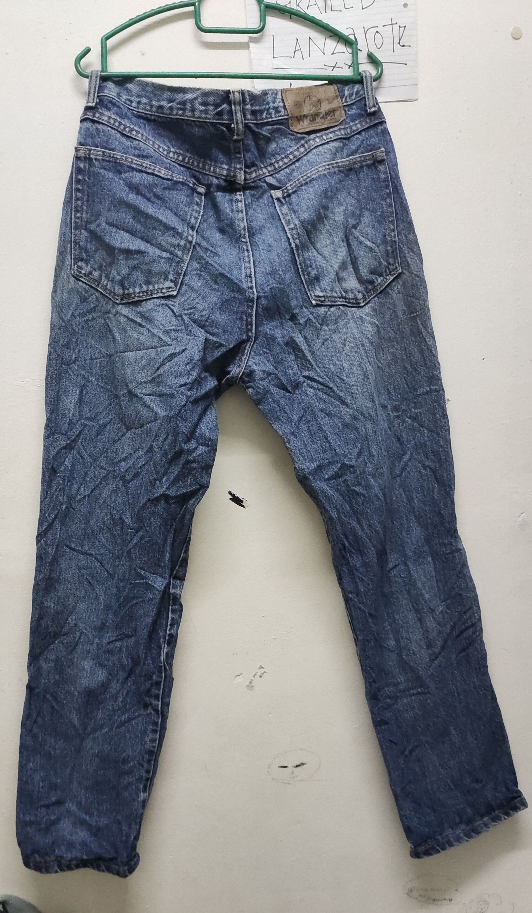 Wrangler distressed denim x wrangler jean Size US 32 / EU 48 - 2 Thumbnail
