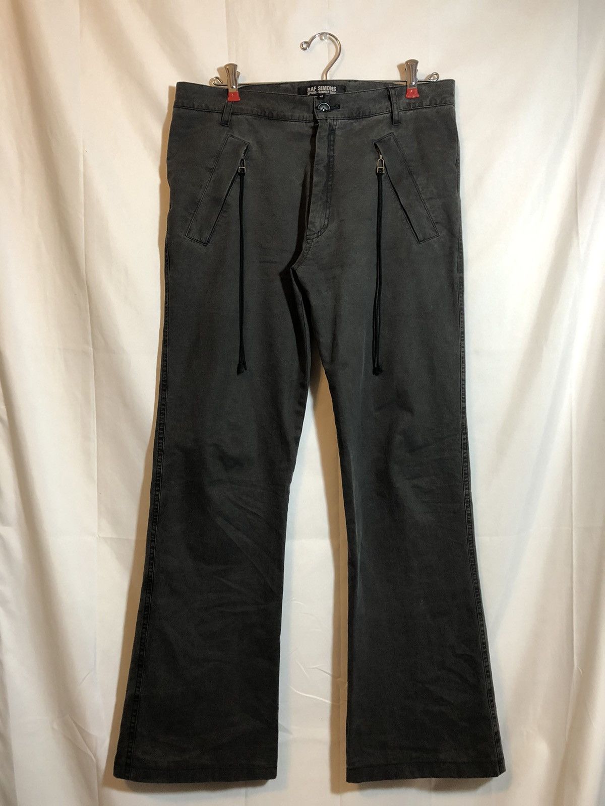 Raf Simons Raf Simons SS04 May the Circle Be Unbroken Grey Flared Pants |  Grailed