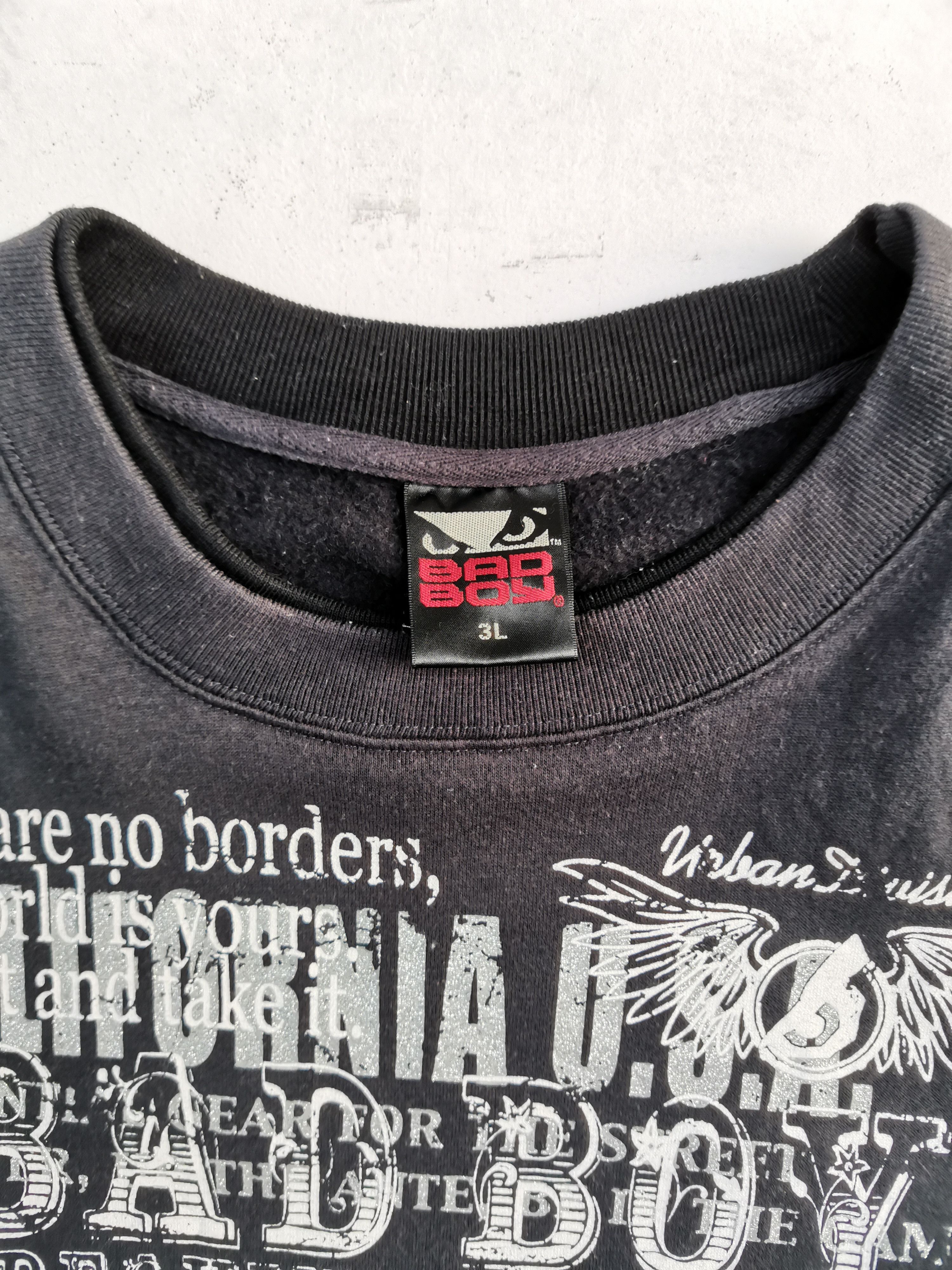 Japanese Brand Bad Boy California U.S.A Big Logo Sweatshirt Size US XL / EU 56 / 4 - 4 Thumbnail