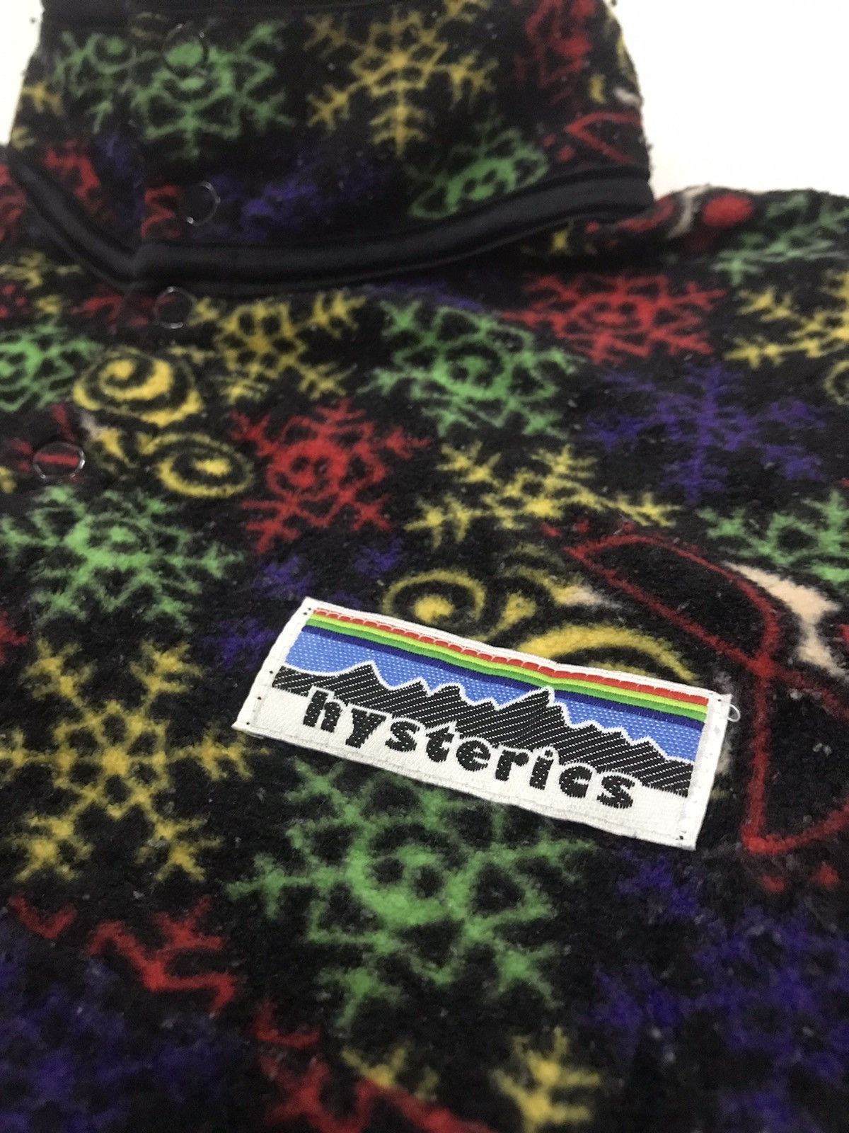 Hysteric Glamour × Vintage VINTAGE HYSTERIC MINI FLEECE SNAP BUTTO SWEATER SHIRT Size US XXS / EU 40 - 3 Thumbnail