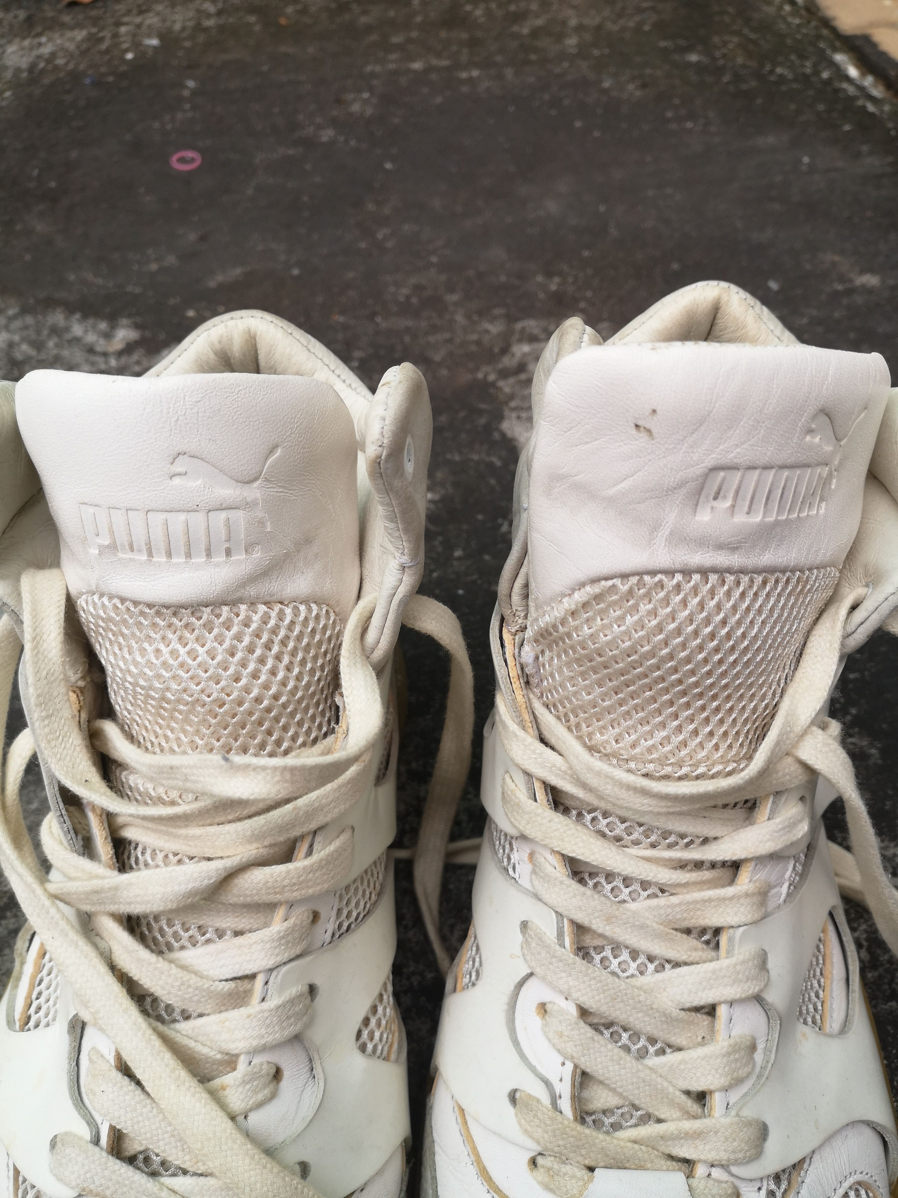 Alexander McQueen × Puma Puma Alexander McQueen High Top White Sneakers Size US 8 / EU 41 - 9 Thumbnail