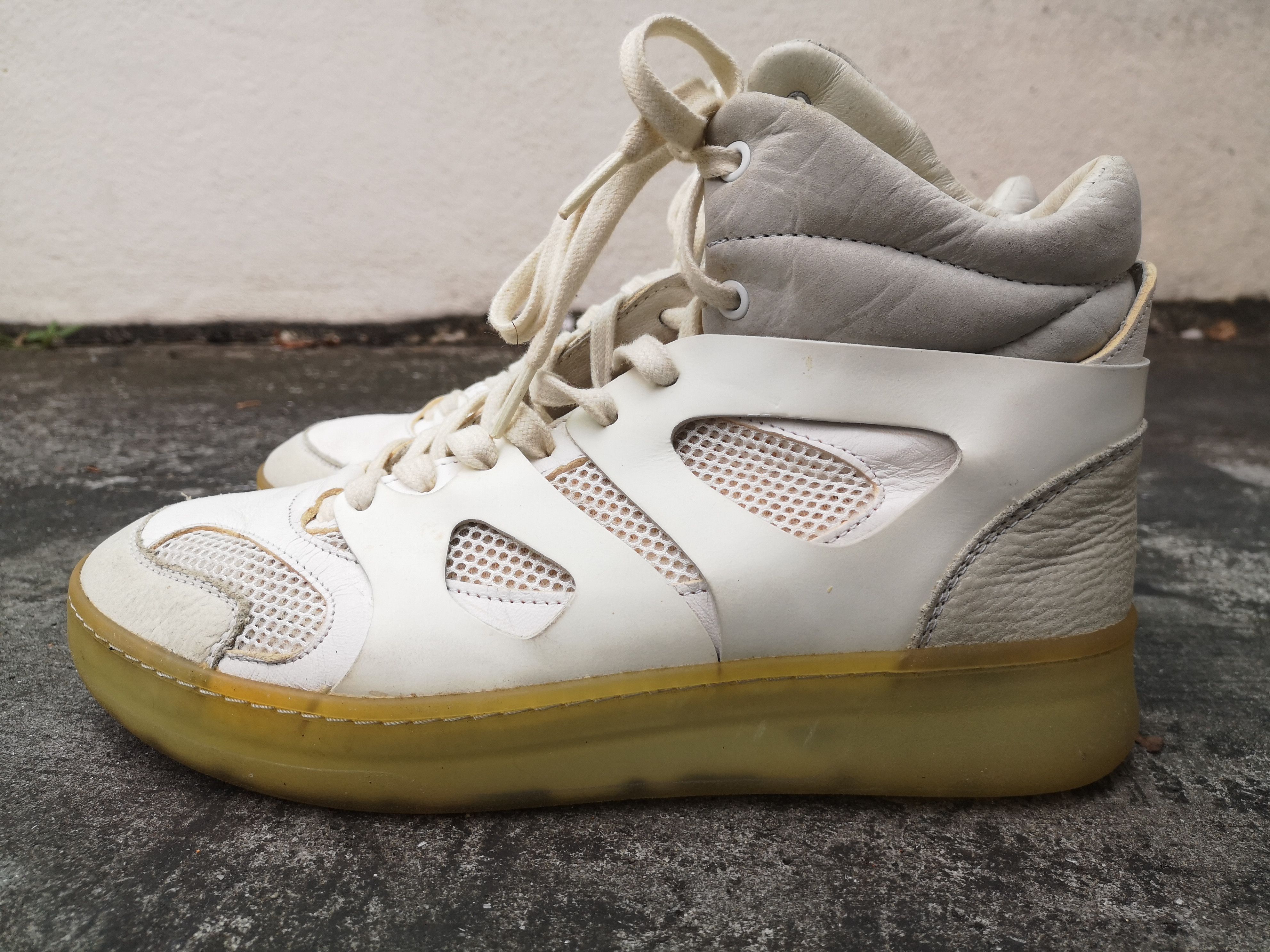 Alexander McQueen × Puma Puma Alexander McQueen High Top White Sneakers Size US 8 / EU 41 - 4 Thumbnail