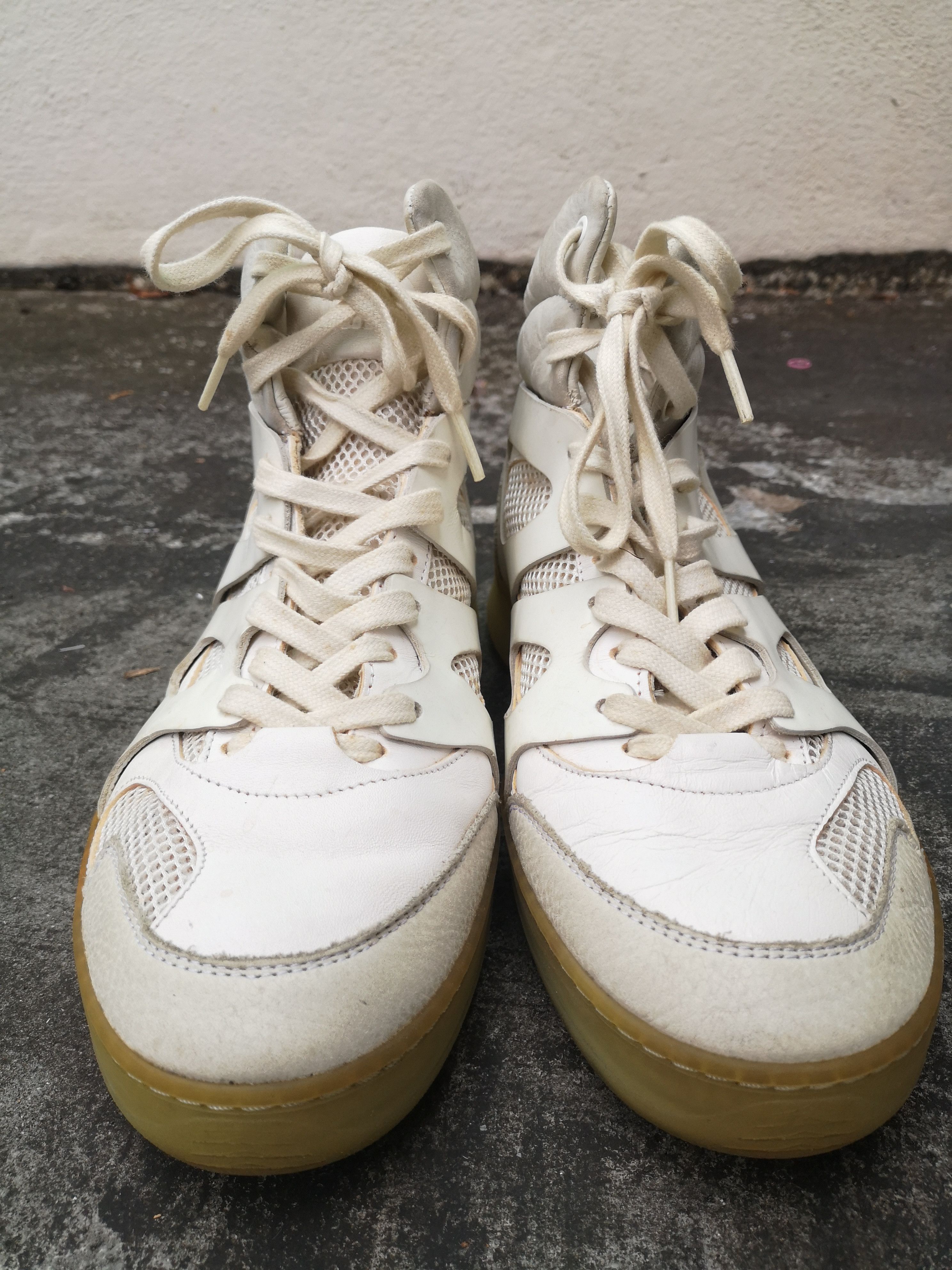 Alexander McQueen × Puma Puma Alexander McQueen High Top White Sneakers Size US 8 / EU 41 - 5 Thumbnail