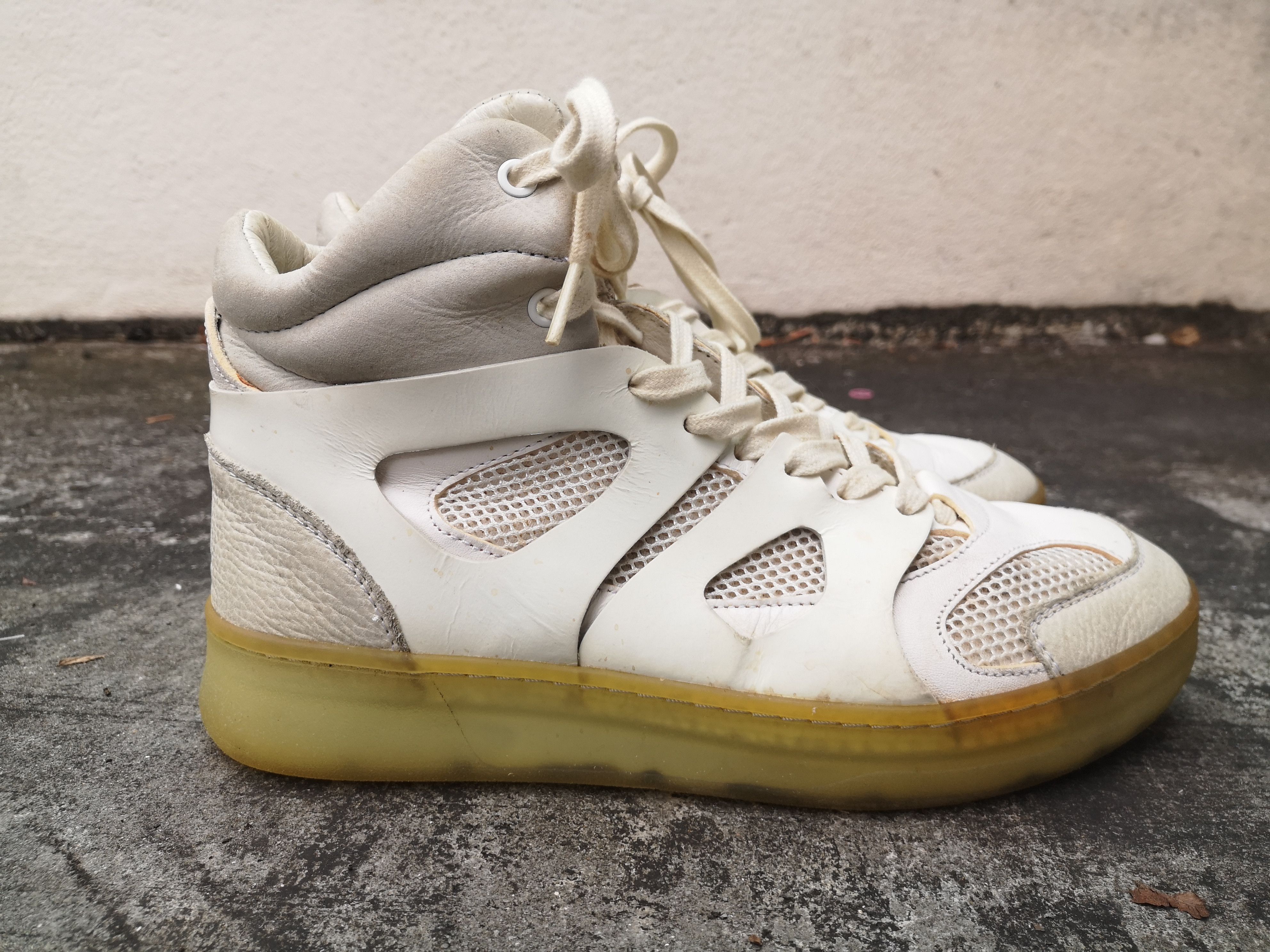 Alexander McQueen × Puma Puma Alexander McQueen High Top White Sneakers Size US 8 / EU 41 - 6 Thumbnail