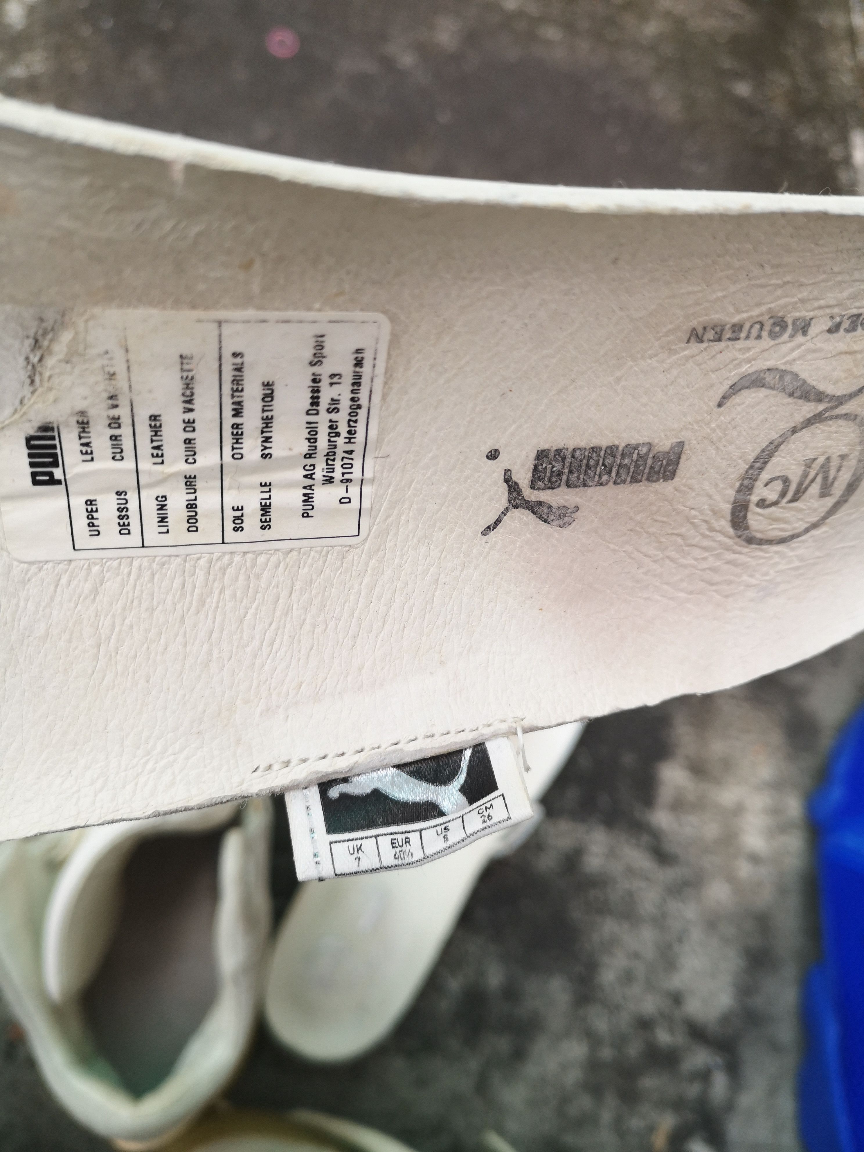 Alexander McQueen × Puma Puma Alexander McQueen High Top White Sneakers Size US 8 / EU 41 - 11 Thumbnail