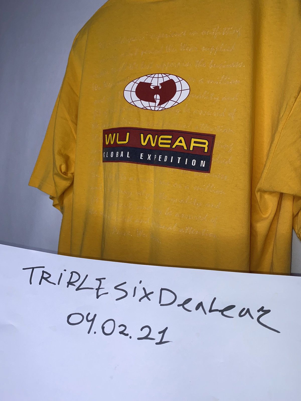 Wu-Tang Clan Wu wear vintage t shirt wu tang size XL Size US XL / EU 56 / 4 - 3 Thumbnail