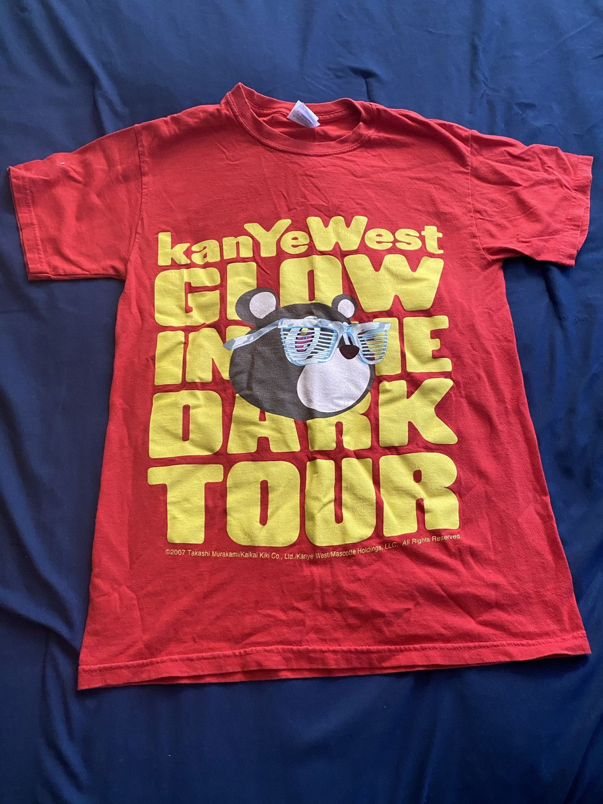 KanyeWest Glow in the Dark Tour '08 Tシャツ Kanye West Glow In The