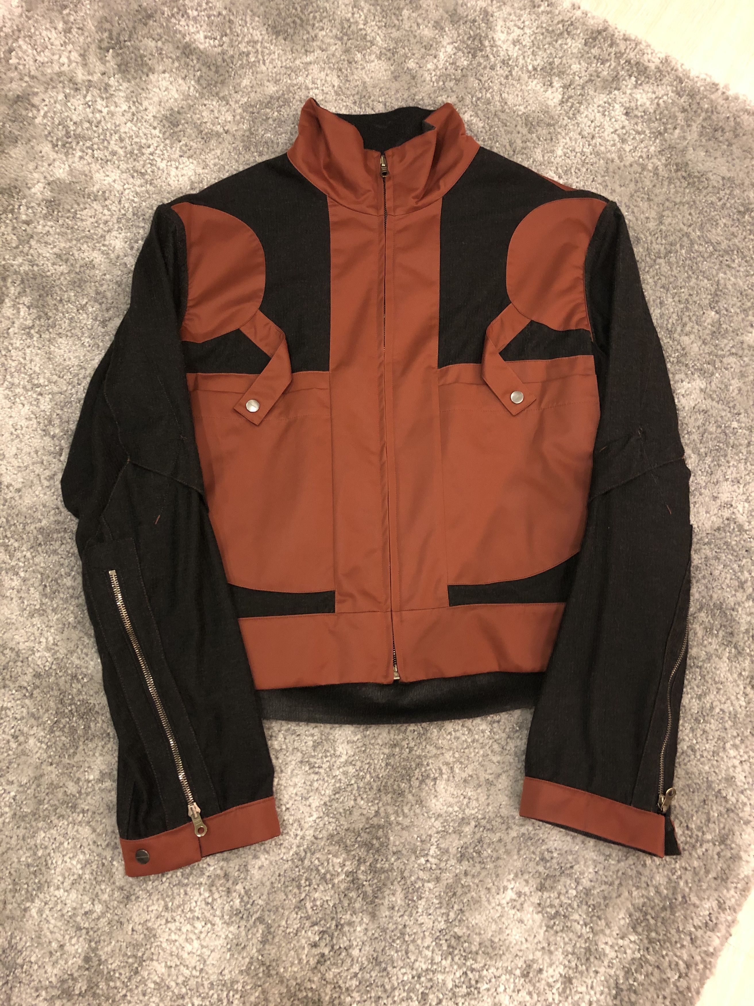Kiko Kostadinov Reversible Triple Darts Jacket Size US M / EU 48-50 / 2 - 4 Thumbnail