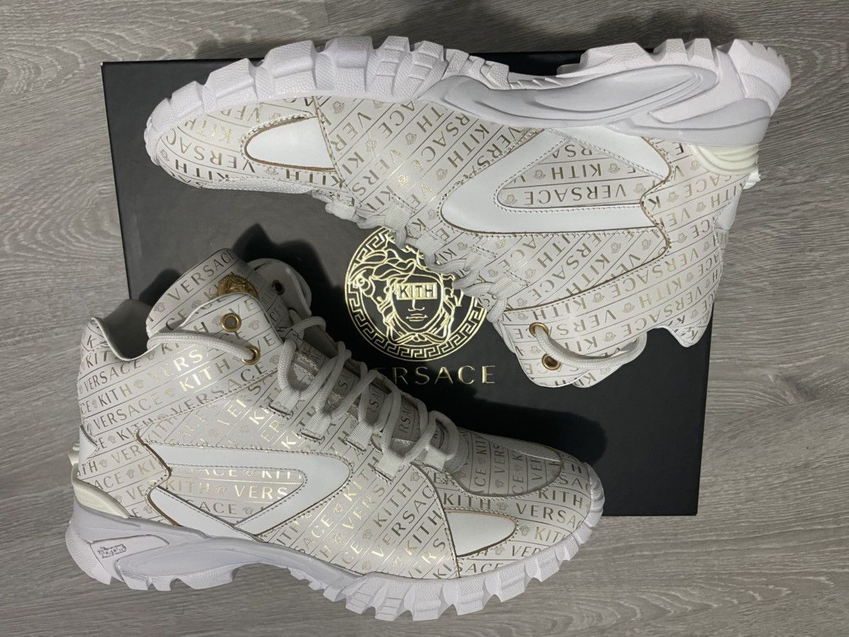 Versace Versace Kith Amico Trainers 43 white Grailed