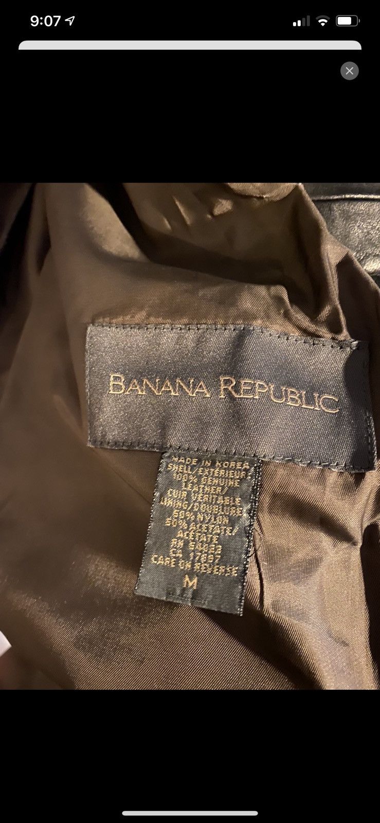 Banana Republic Banana Republic Genuine Leather Jacket Medium Size US M / EU 48-50 / 2 - 8 Thumbnail