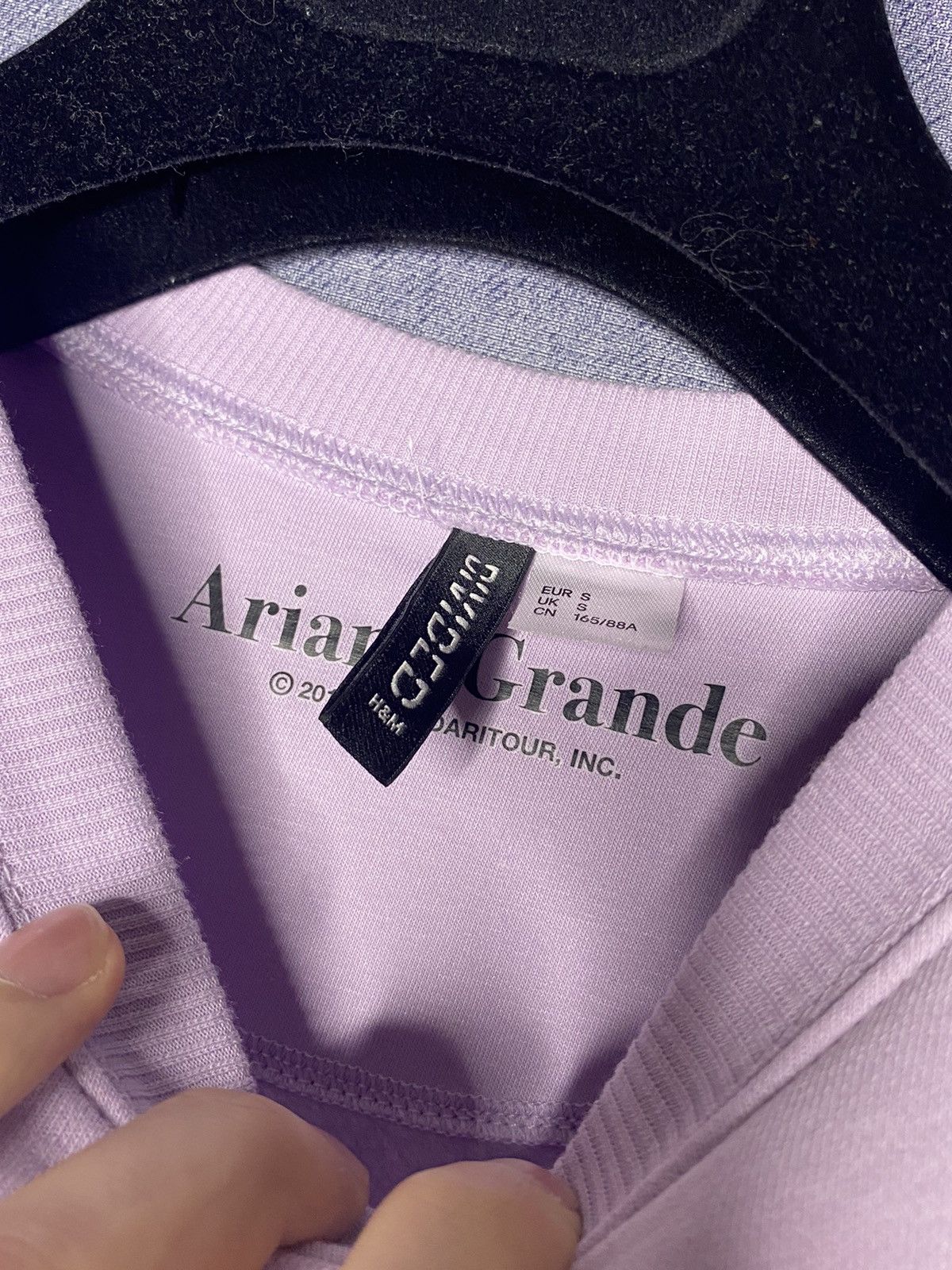 H M Ariana grande 7 rings sweatshirt oversized Grailed