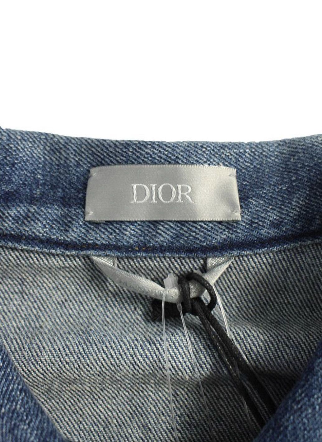 Dior Shawn Stussy logo bee denim shirt | Grailed