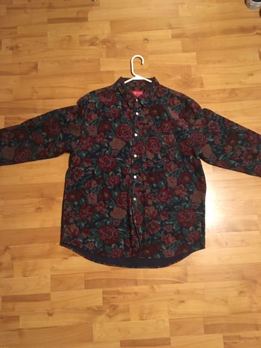 Supreme Supreme Digi Floral Corduroy Shirt - Medium | Grailed