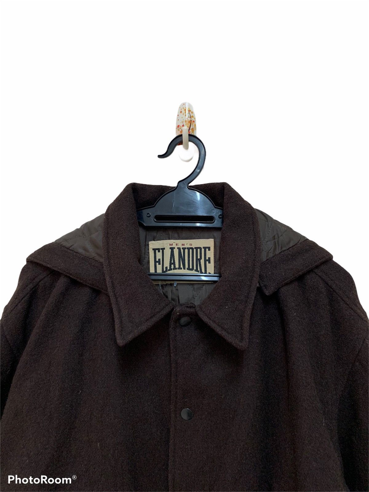 Vintage Vintage mens flandre original bomber wool jacket hoodie Size US L / EU 52-54 / 3 - 6 Thumbnail