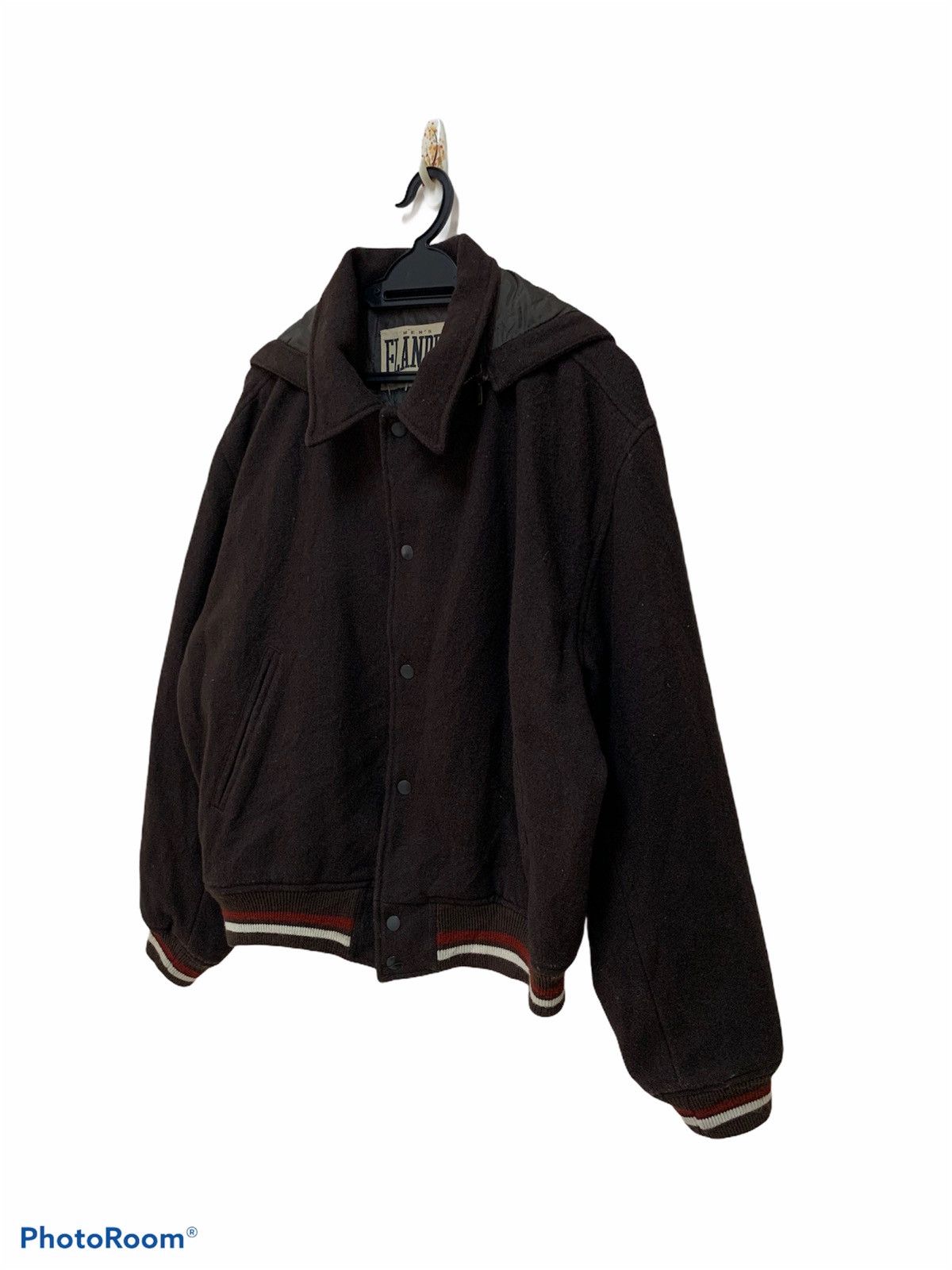 Vintage Vintage mens flandre original bomber wool jacket hoodie Size US L / EU 52-54 / 3 - 5 Thumbnail