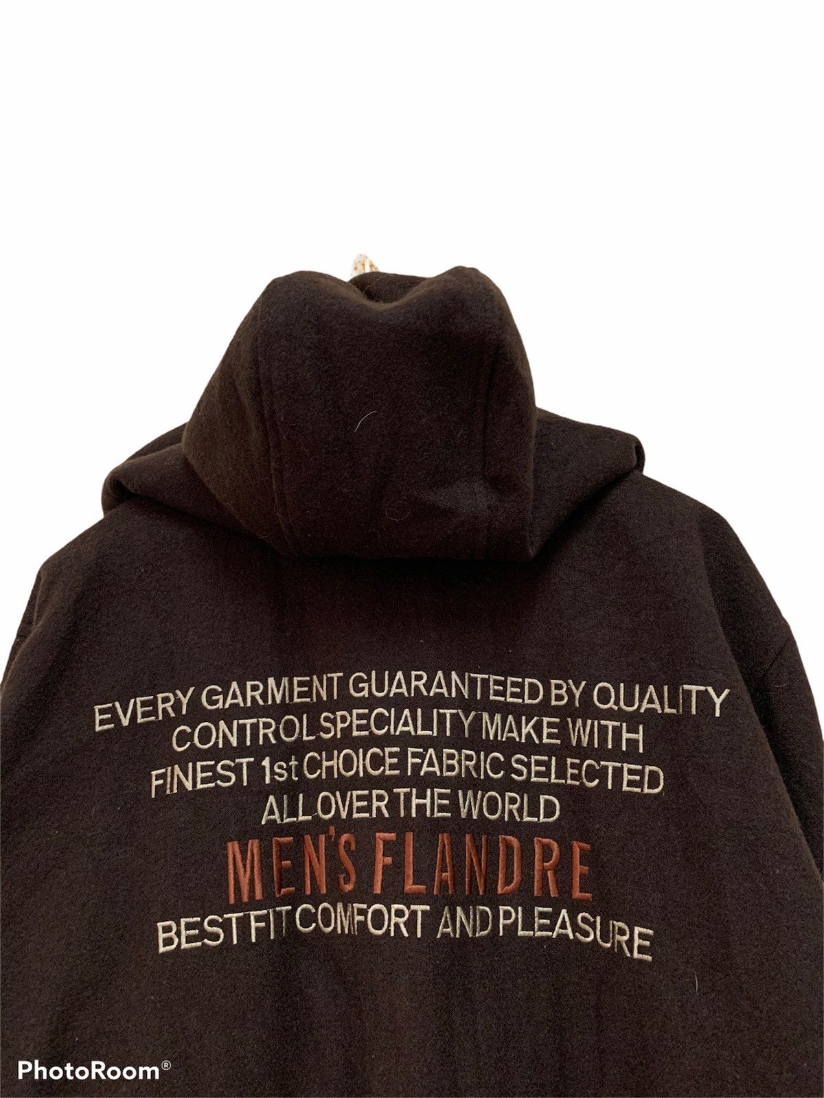 Vintage Vintage mens flandre original bomber wool jacket hoodie Size US L / EU 52-54 / 3 - 2 Thumbnail