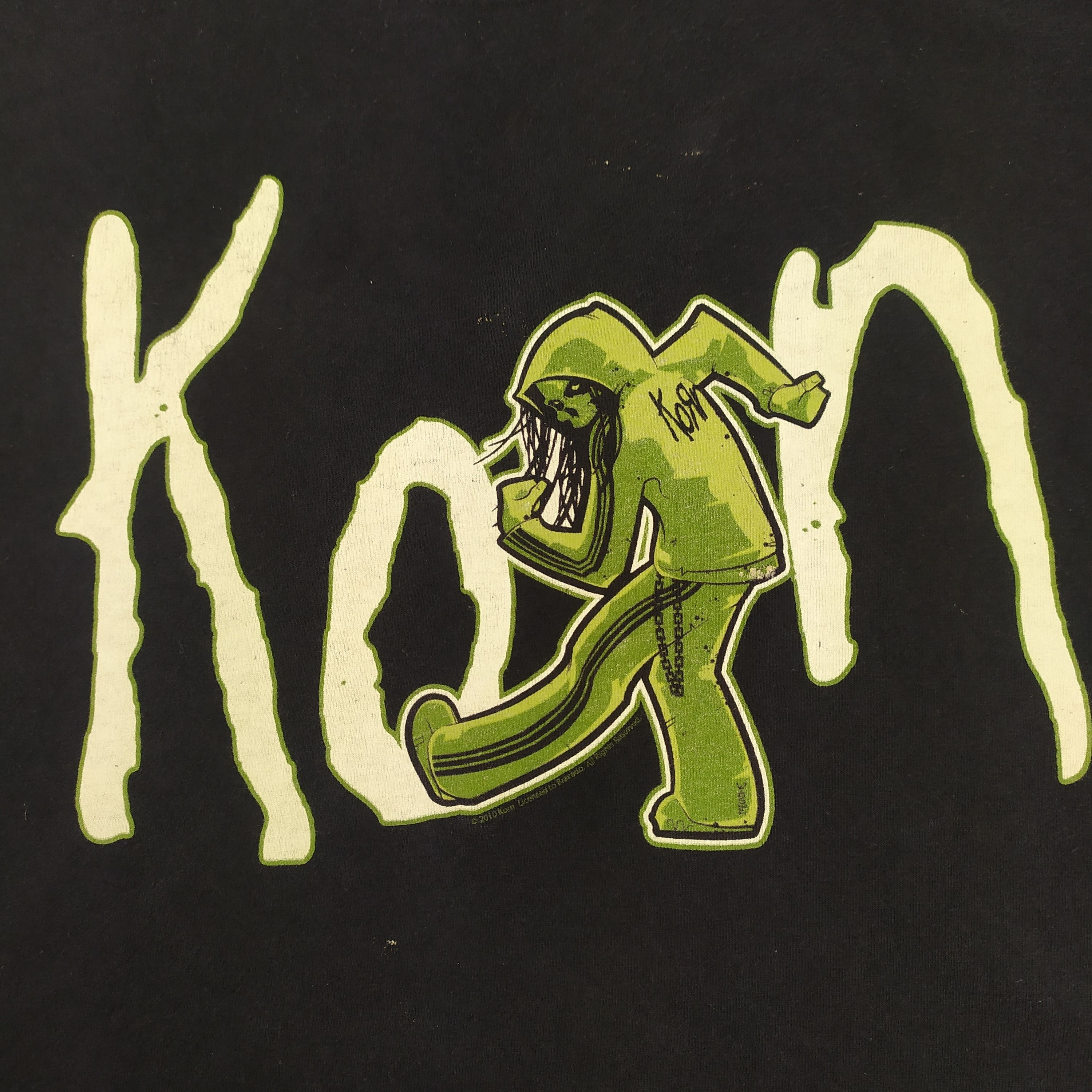 Band Tees × Hanes × Vintage Korn Ballroom Blitz 2010 Roundneck T-shirt Size US XXL / EU 58 / 5 - 4 Thumbnail